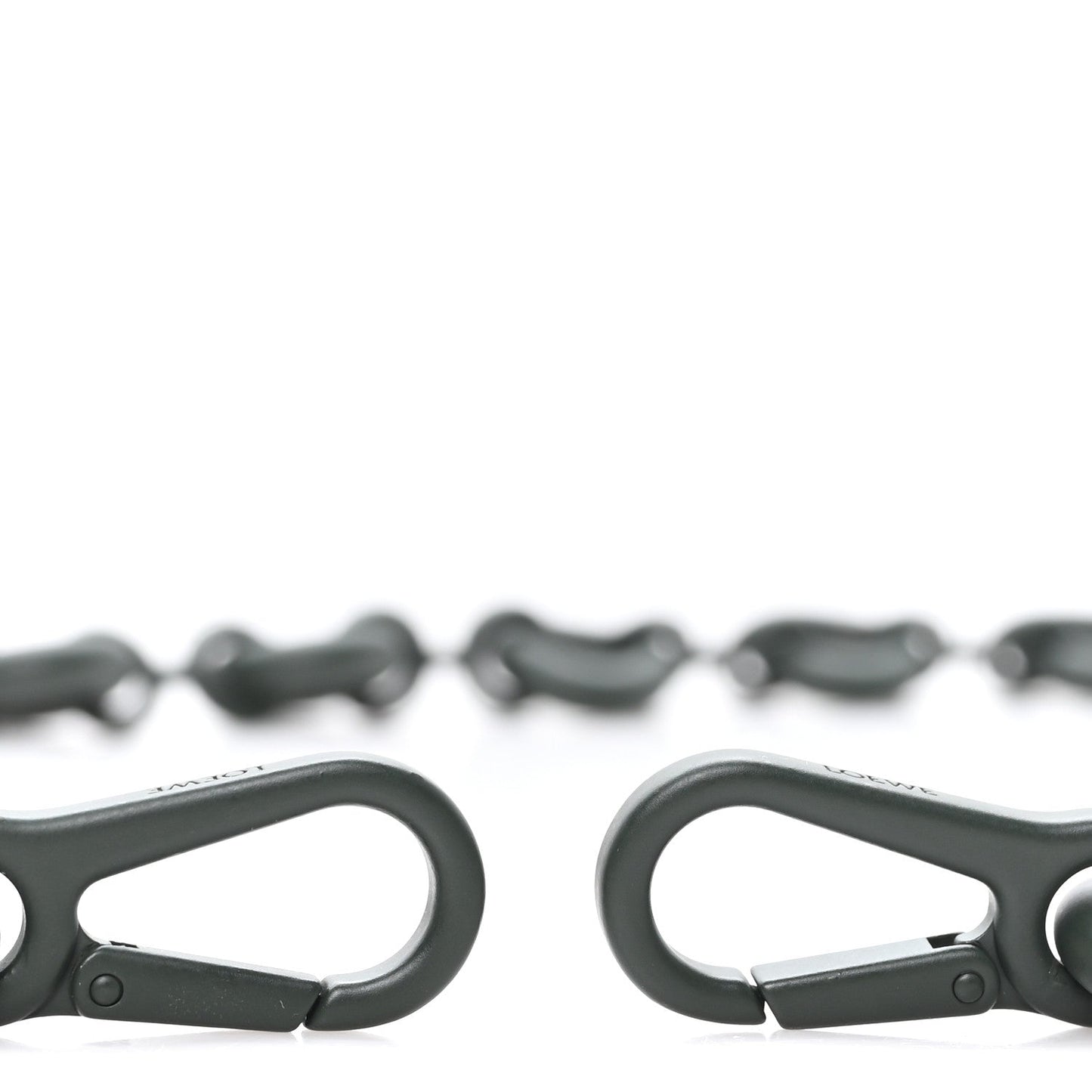 Brass Monochrome Donut Chain Shoulder Strap Olive Green