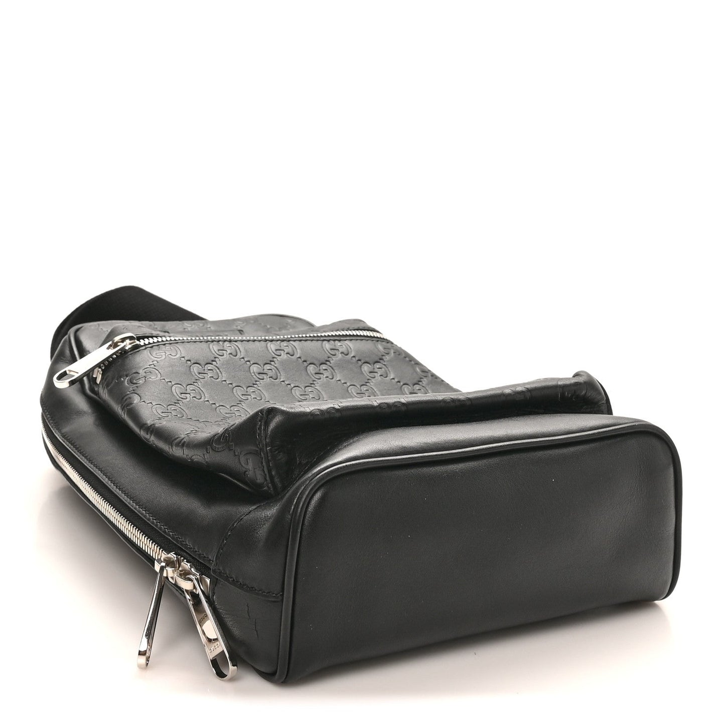 Guccissima Sling Backpack Black