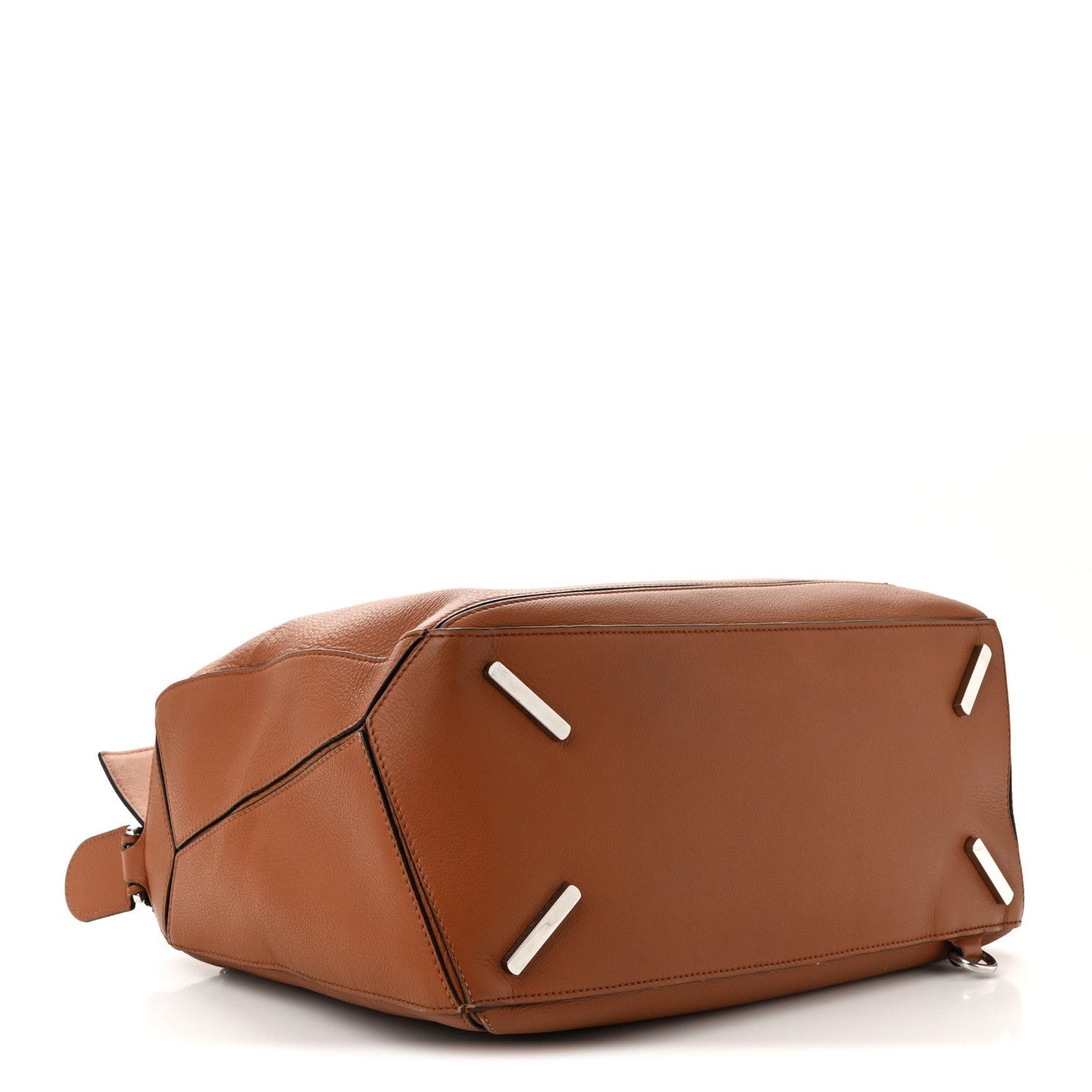 Calfskin Large Puzzle Bag Tan