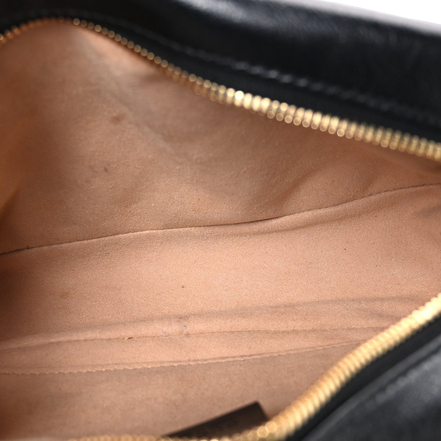 Monogram Matelasse Diagonal Small GG Marmont Chain Shoulder Bag Beige Black