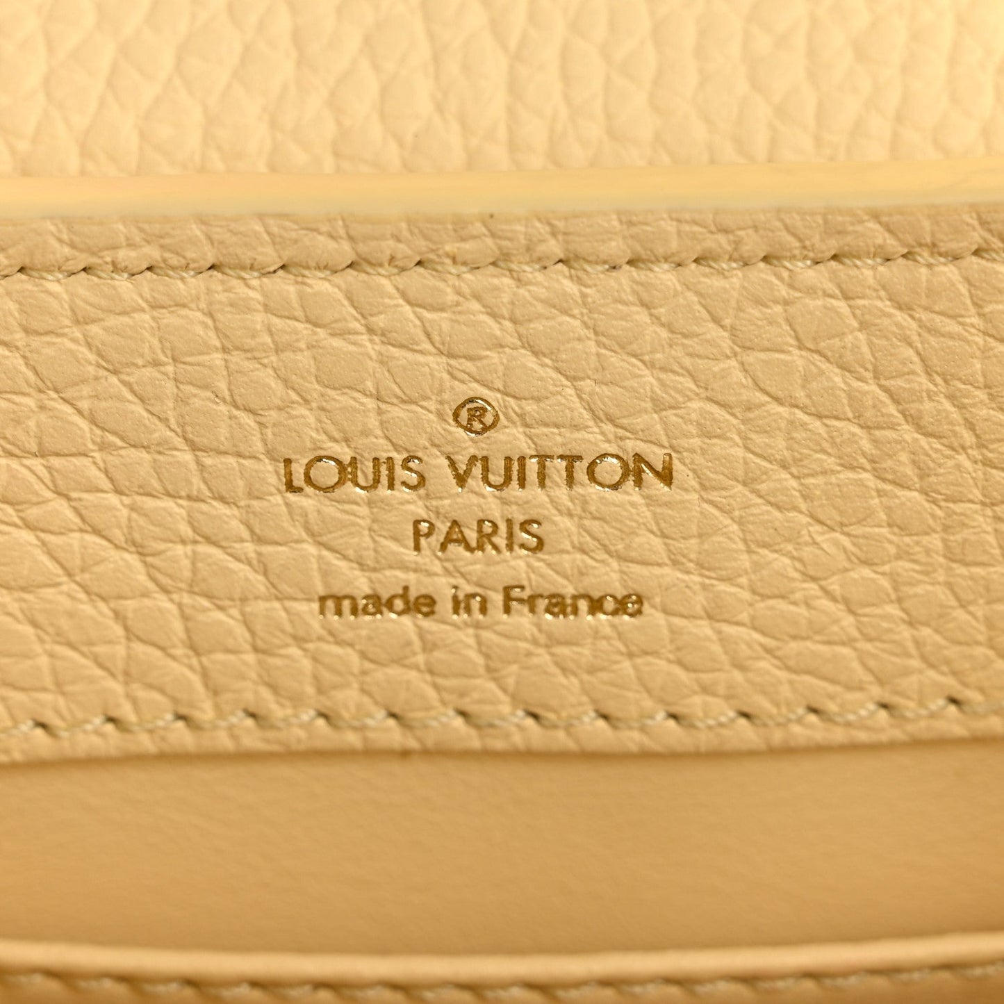 Taurillon Snakeskin Mini Capucines Banane