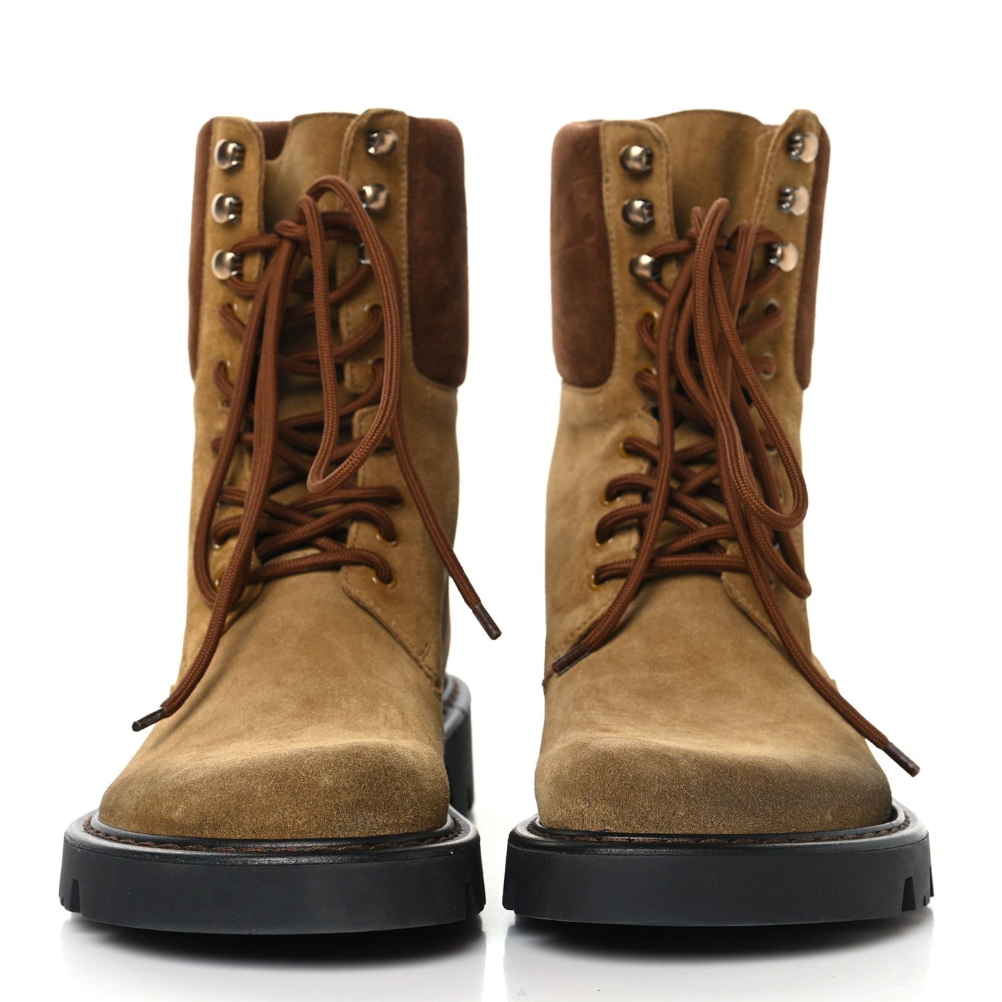 Suede Mens Sierra Combat Boots 40 Tobacco Brown