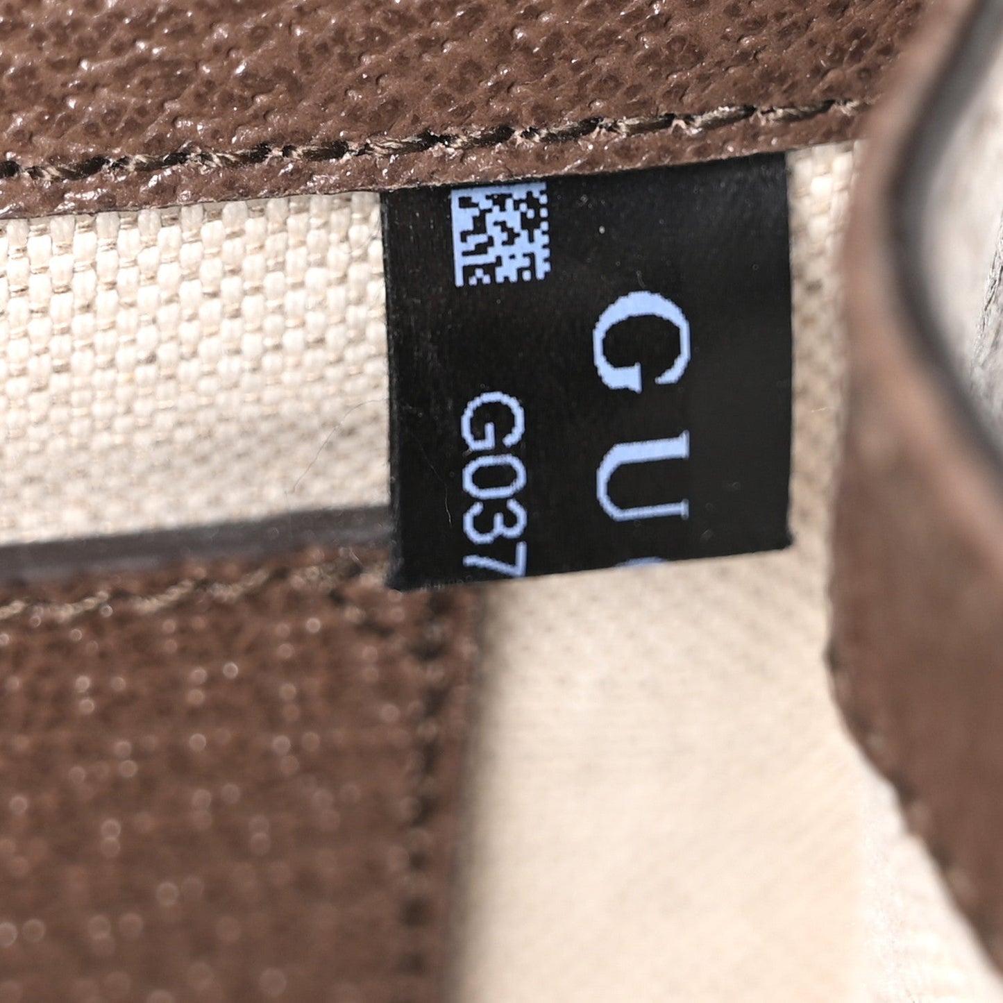 GG Supreme Monogram Textured Dollar Calfskin Web Mini Ophidia Padlock Top Handle Chain Shoulder Bag Beige Ebony New Acero