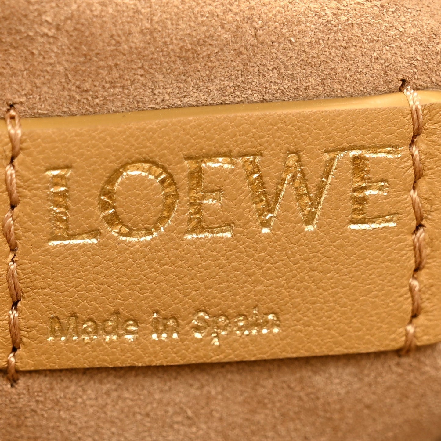 Mellow Nappa Donut Chain Large Flamenco Knot Clutch  Sahara