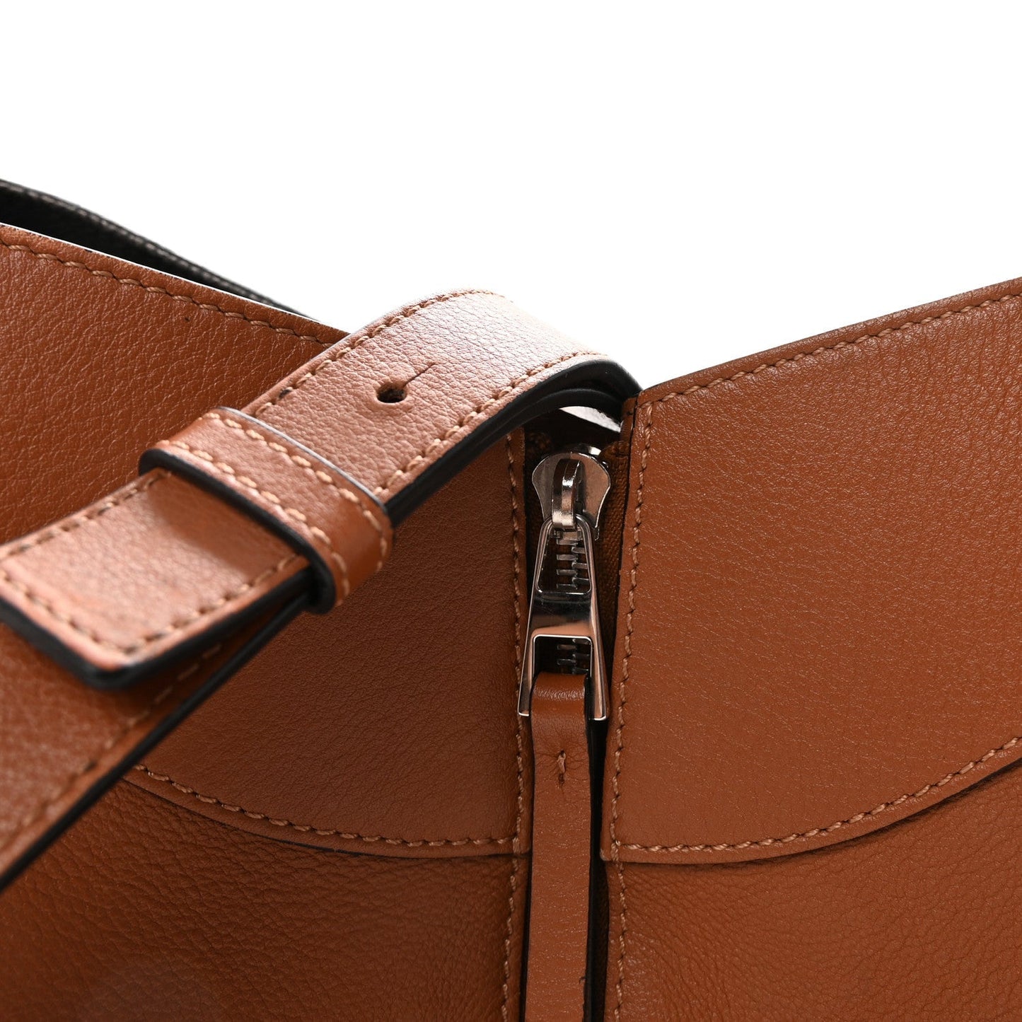 Calfskin Small Hammock Shoulder Bag Tan