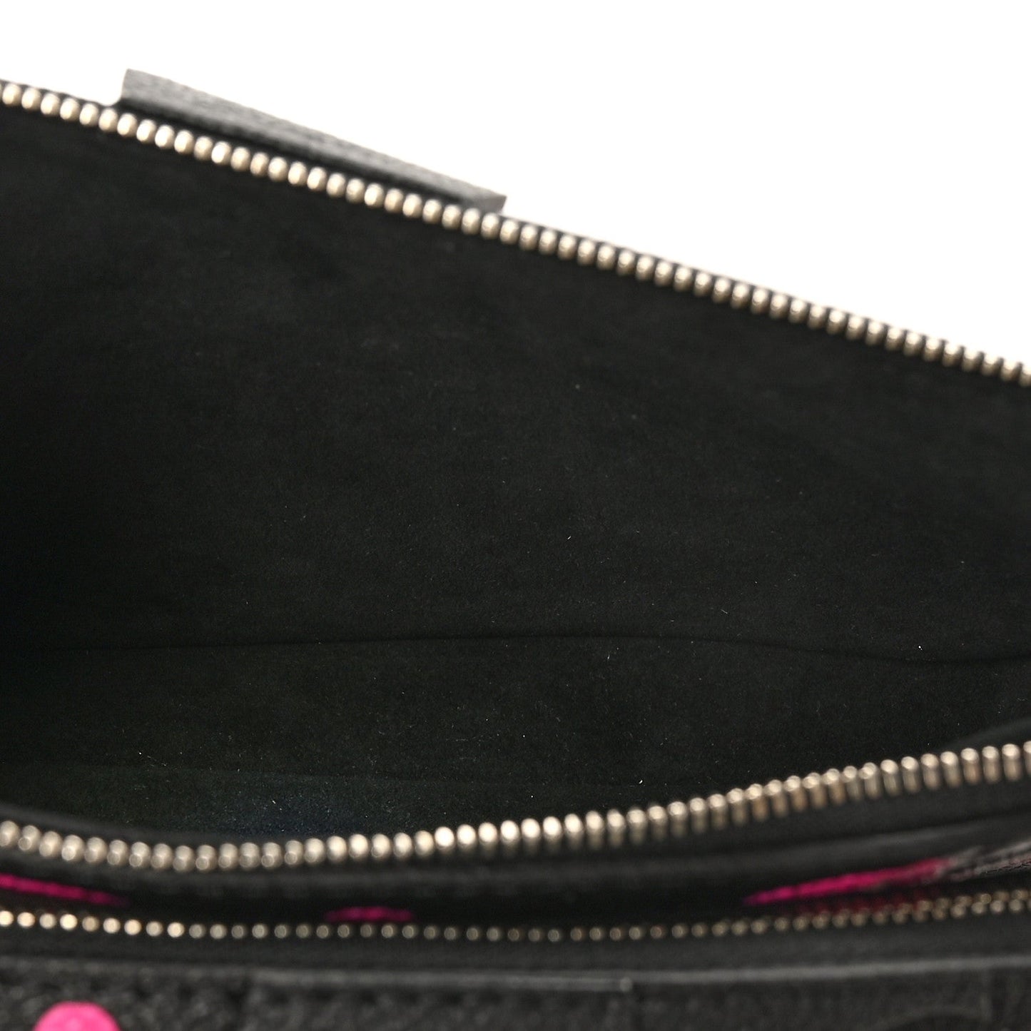 LV X YK Empreinte Multi Pochette Accessories Black Fuchsia