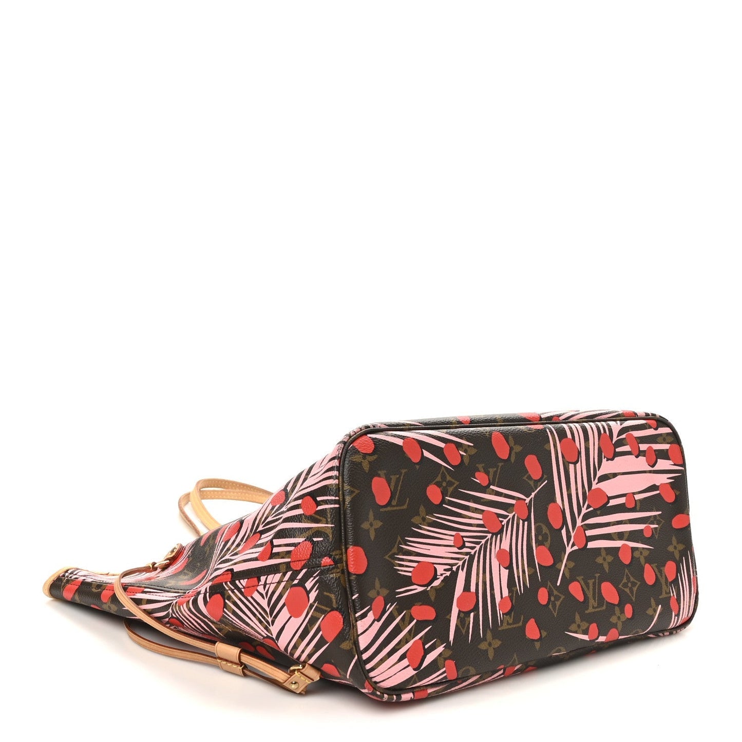 Monogram Jungle Dots Neo Neverfull MM Sugar Pink Poppy