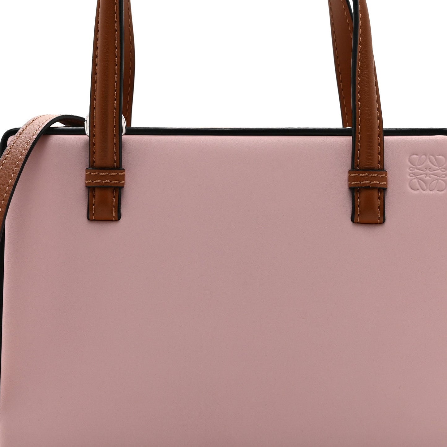 Calfskin Small Postal Bag Pastel Pink Tan