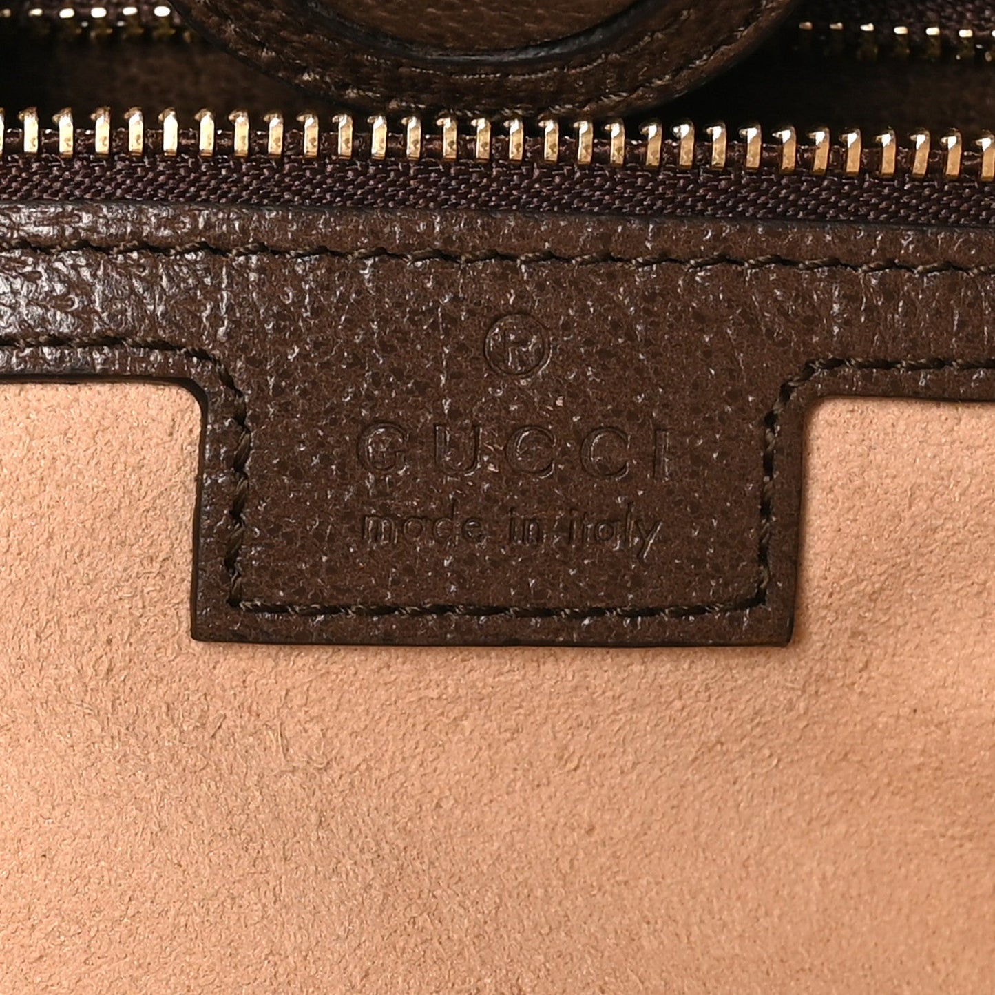 GG Supreme Monogram Medium Ophidia Shopping Tote Brown