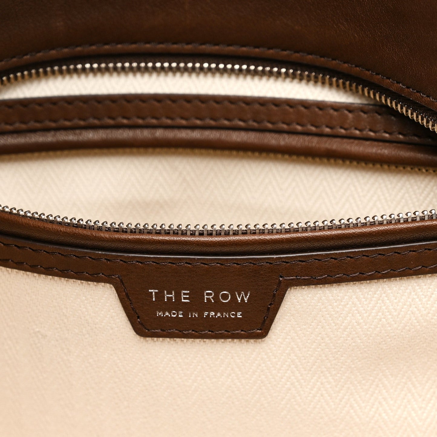 Polished Saddle Calfskin Marlo 14 Deep Brown