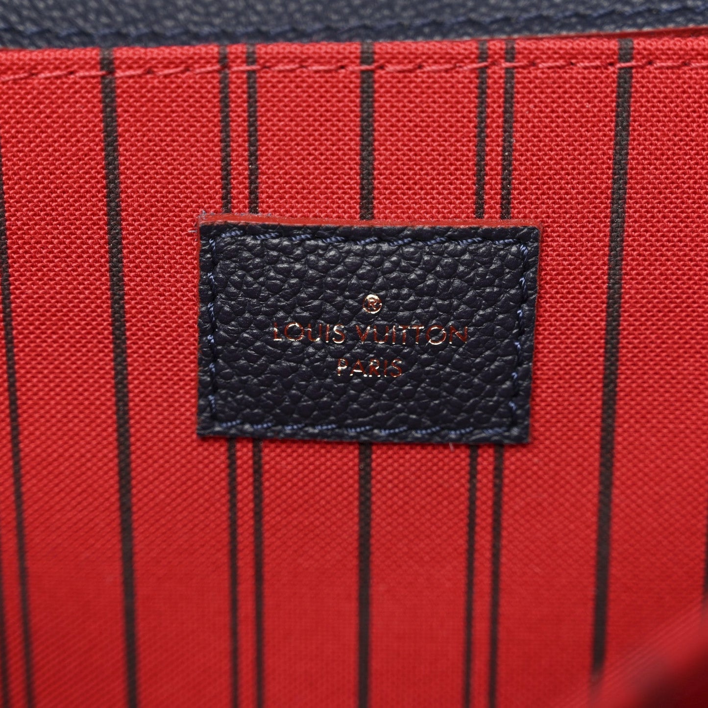 Empreinte Pochette Metis Marine Rouge