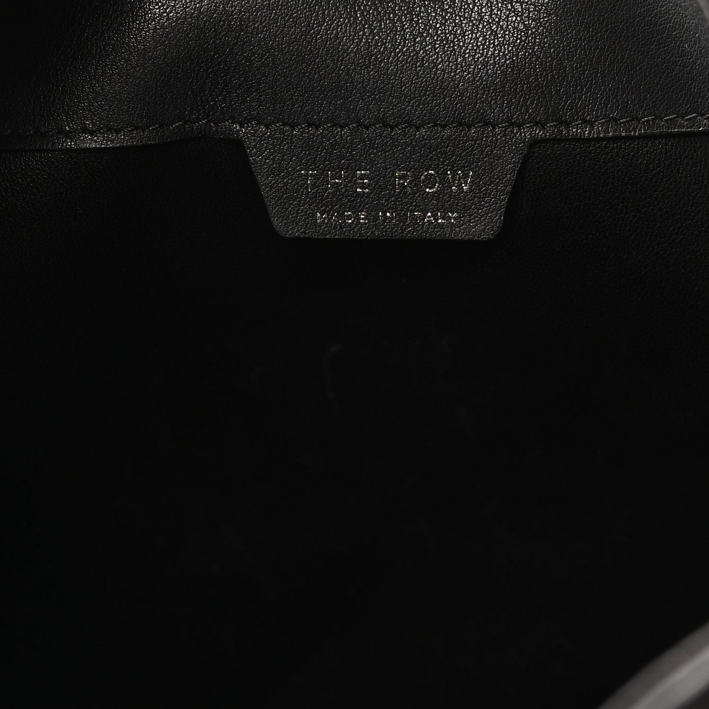 Polished Saddle Calfskin Alexia Bag Black