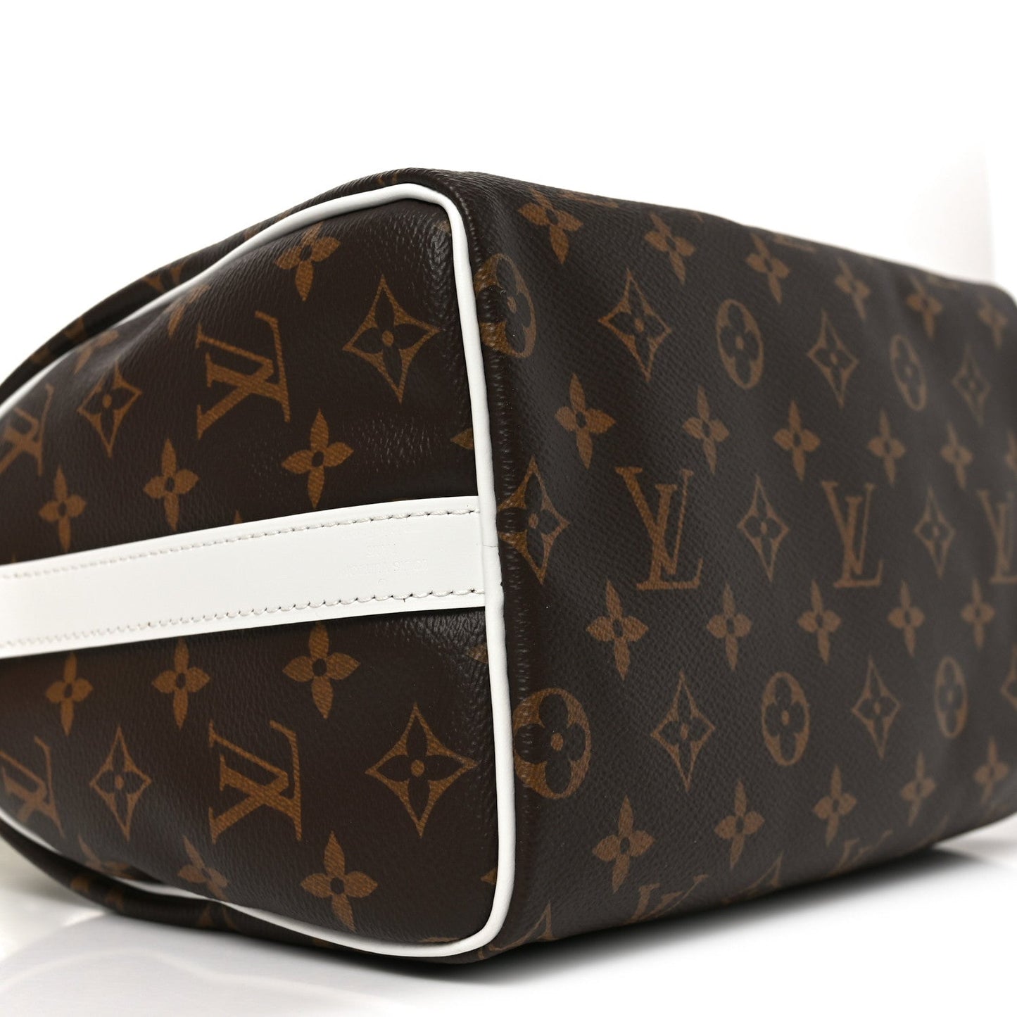 Monogram LV Match Speedy Bandouliere 25 White
