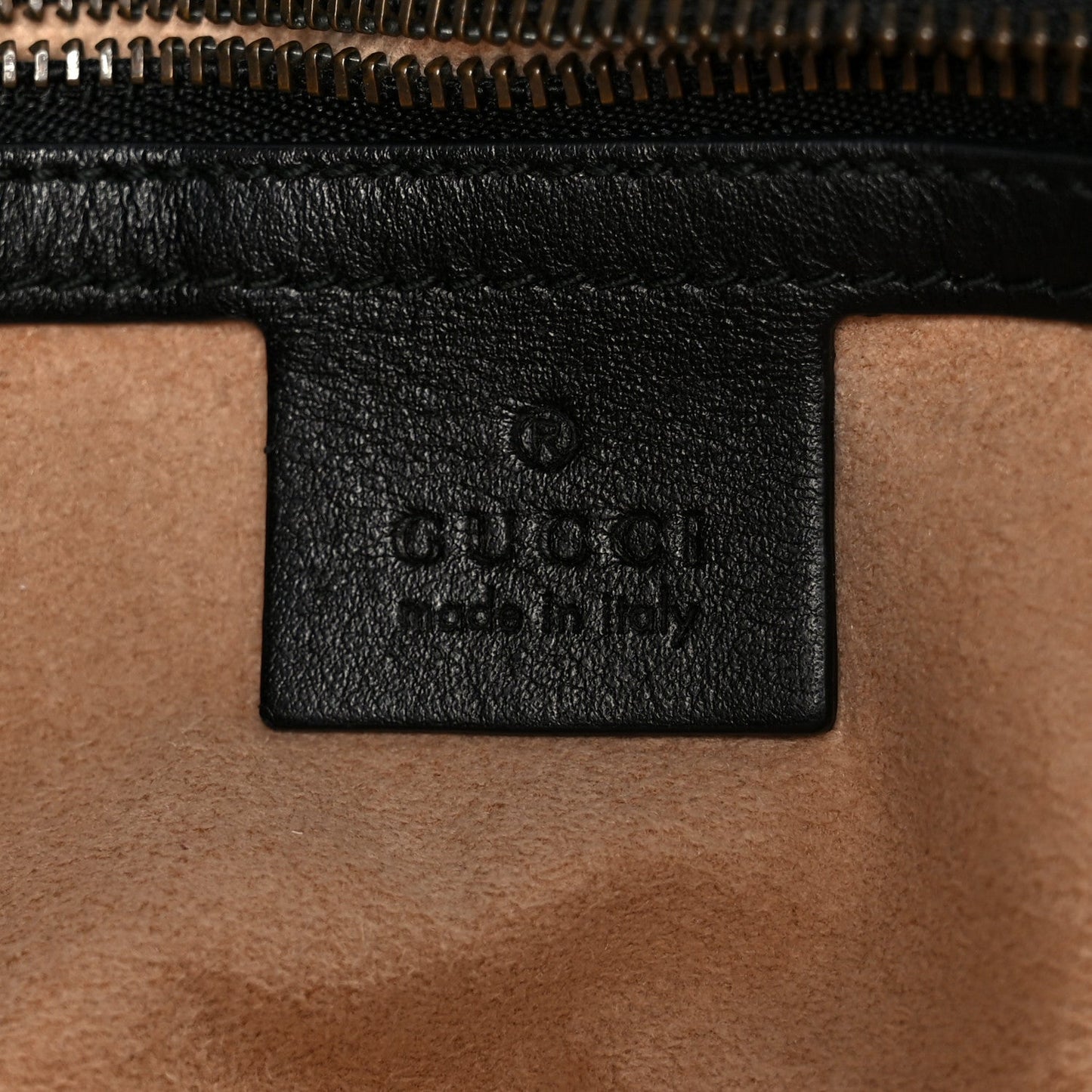 Calfskin Matelasse Small GG Marmont Shoulder Bag Black