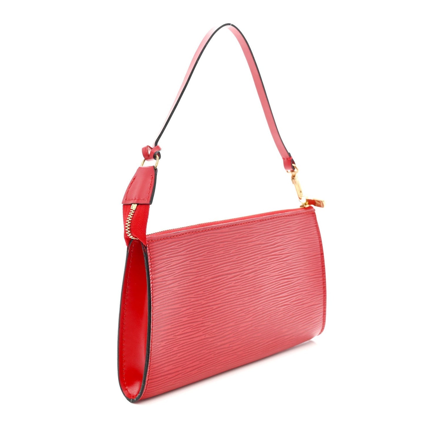 Epi Pochette Accessories 21 Castillan Red