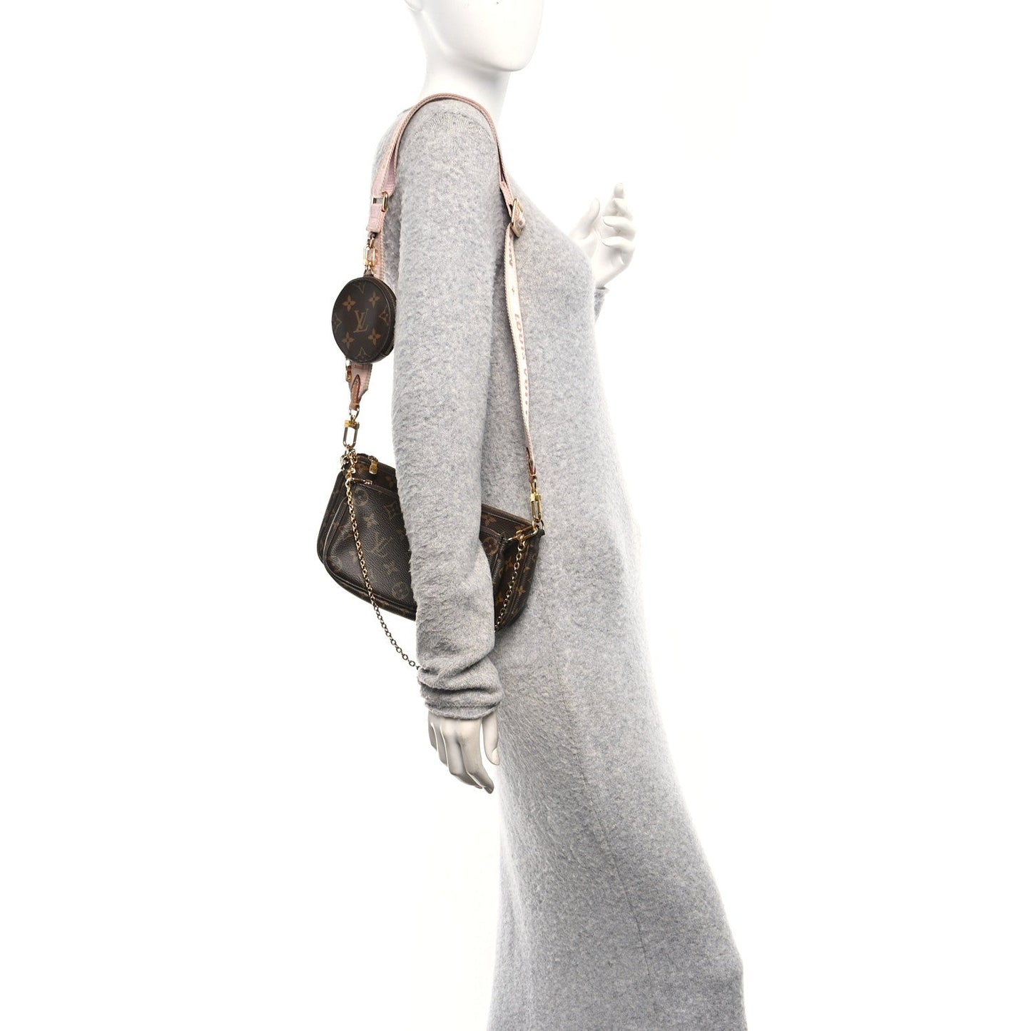 Monogram Multi Pochette Accessories Rose Clair