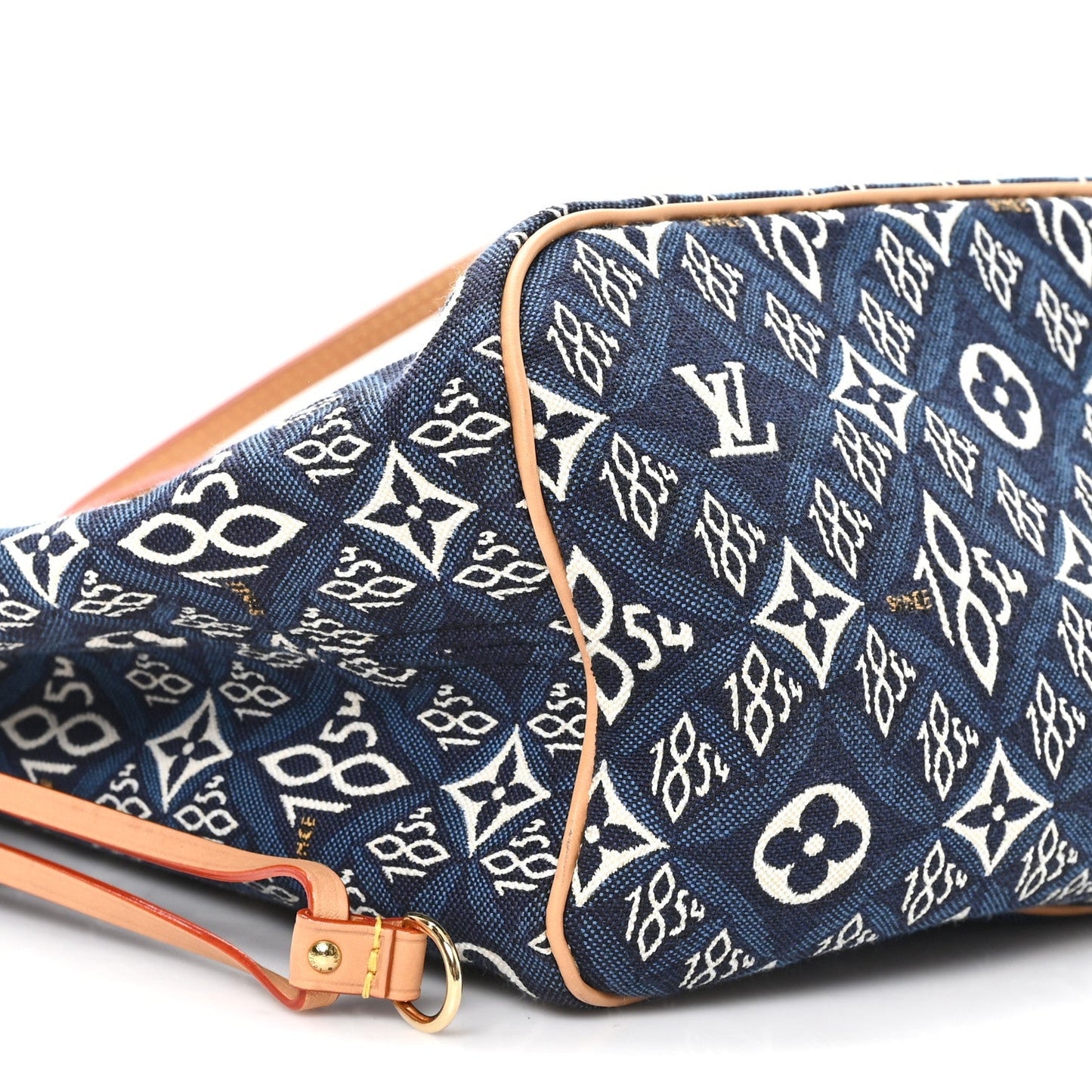 Jacquard Since 1854 Neverfull MM Blue