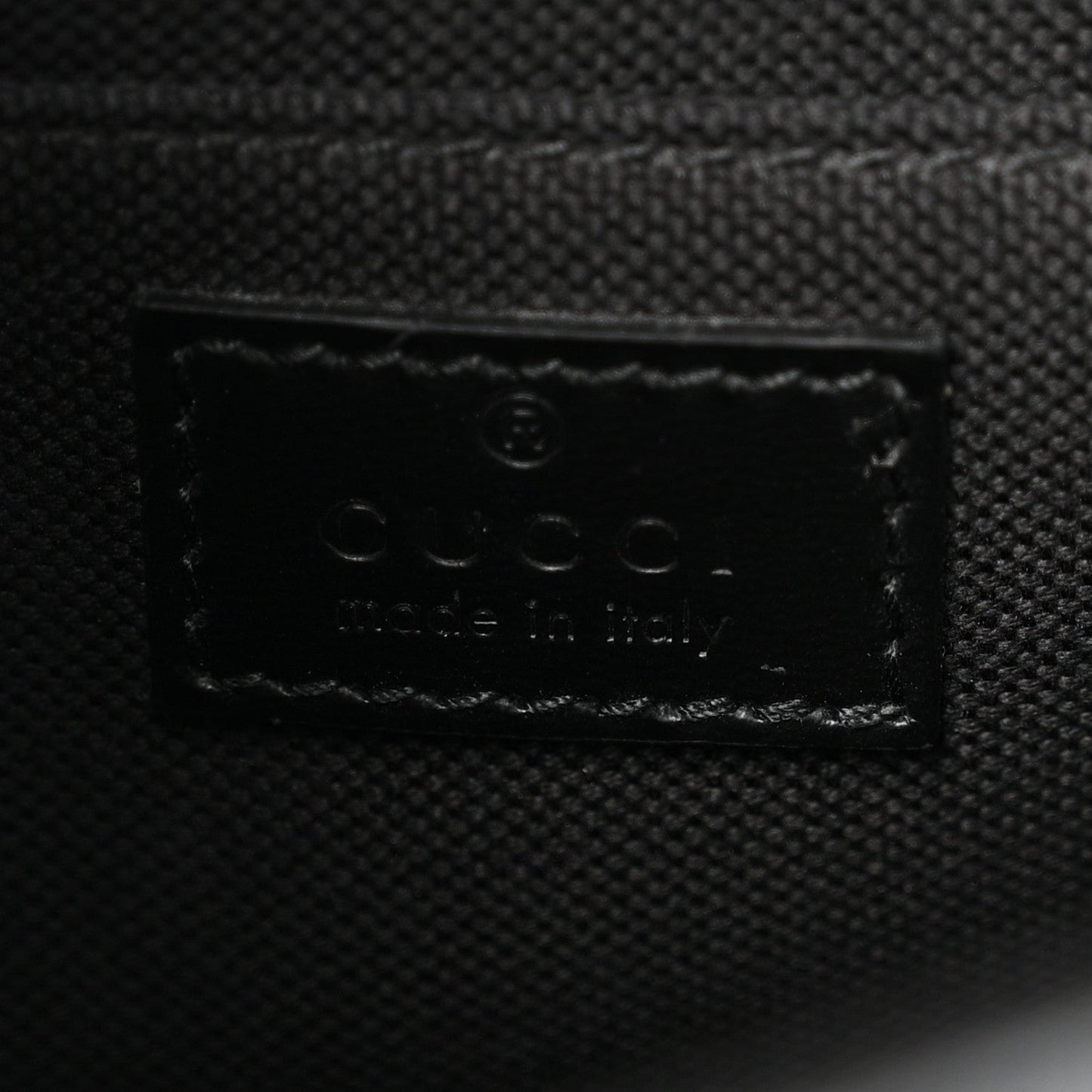 GG Supreme Monogram Textured Dollar Calfskin Retro Interlocking G Flap Messenger Bag Black