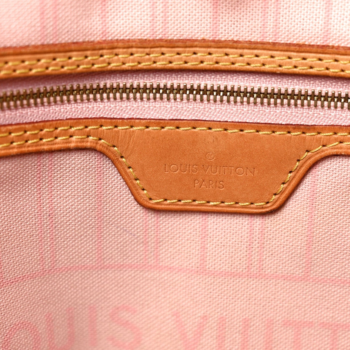 Damier Azur Neo Neverfull MM Rose Ballerine