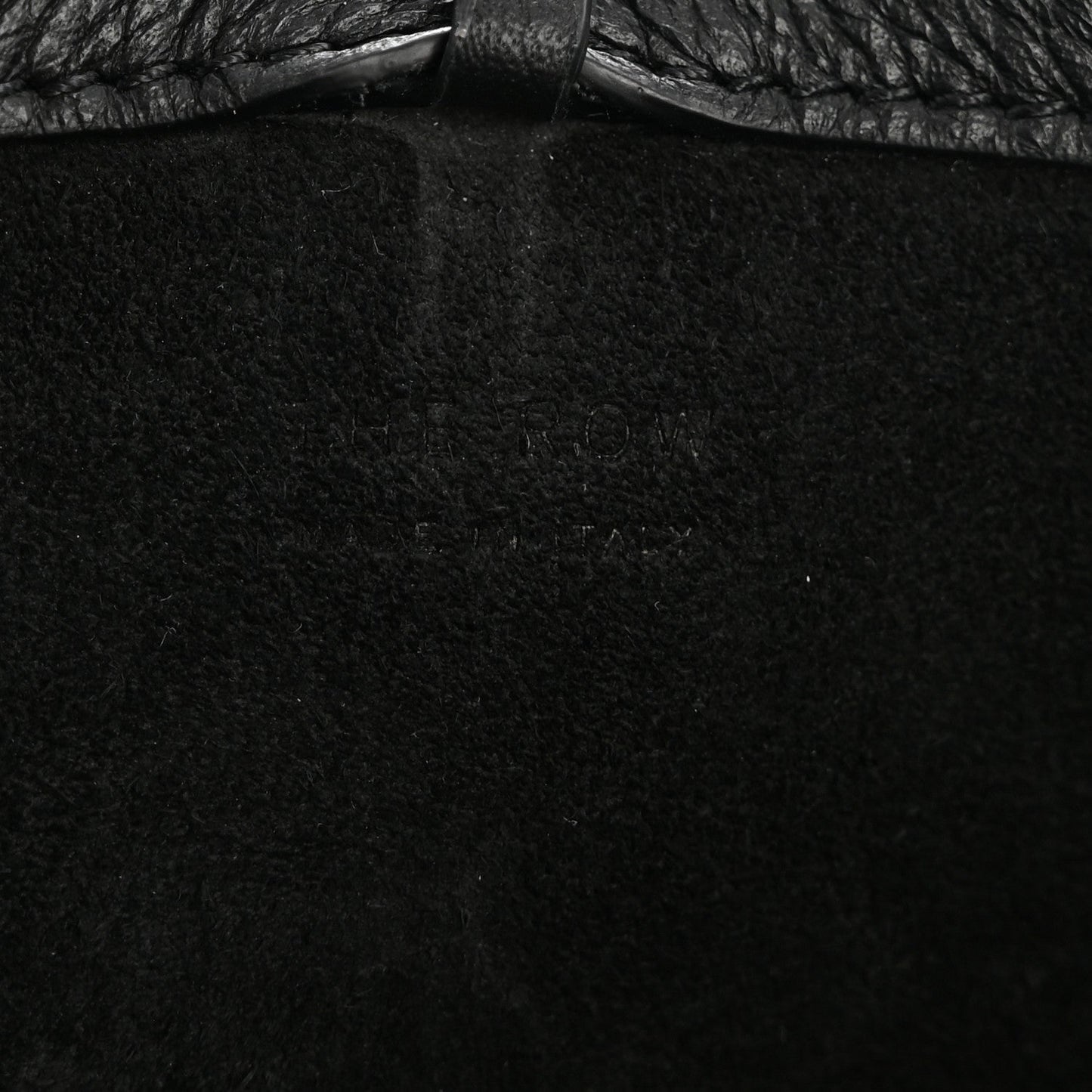 Grained Calfskin Small N/S Park Tote Black