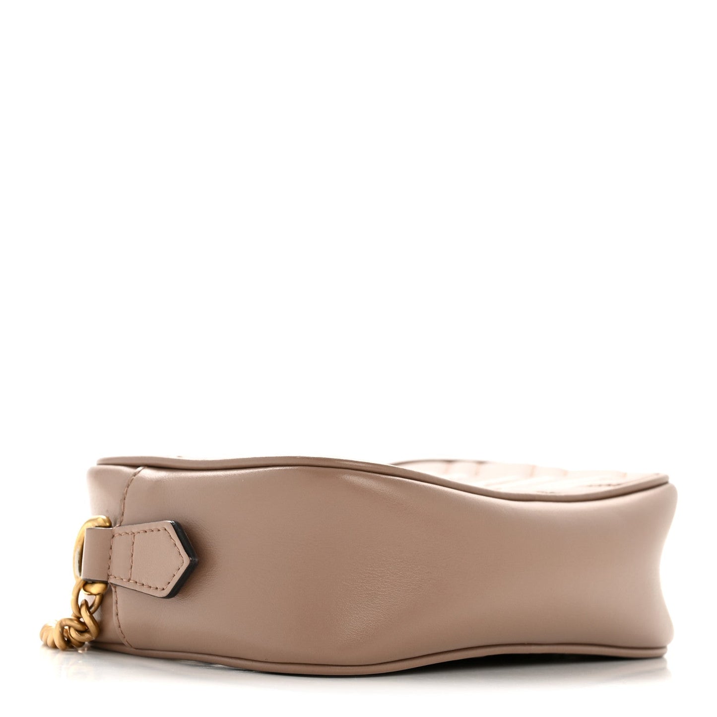 Calfskin Matelasse Mini GG Marmont Chain Shoulder Bag Porcelain Rose