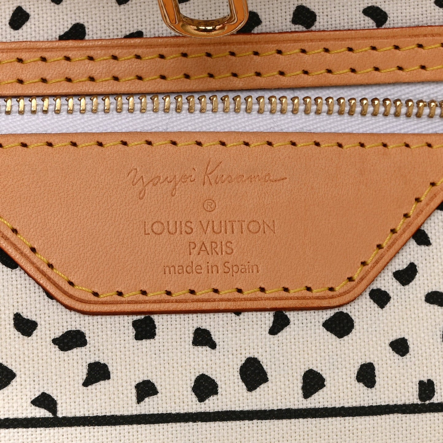 Monogram Kusama Waves Neverfull MM White