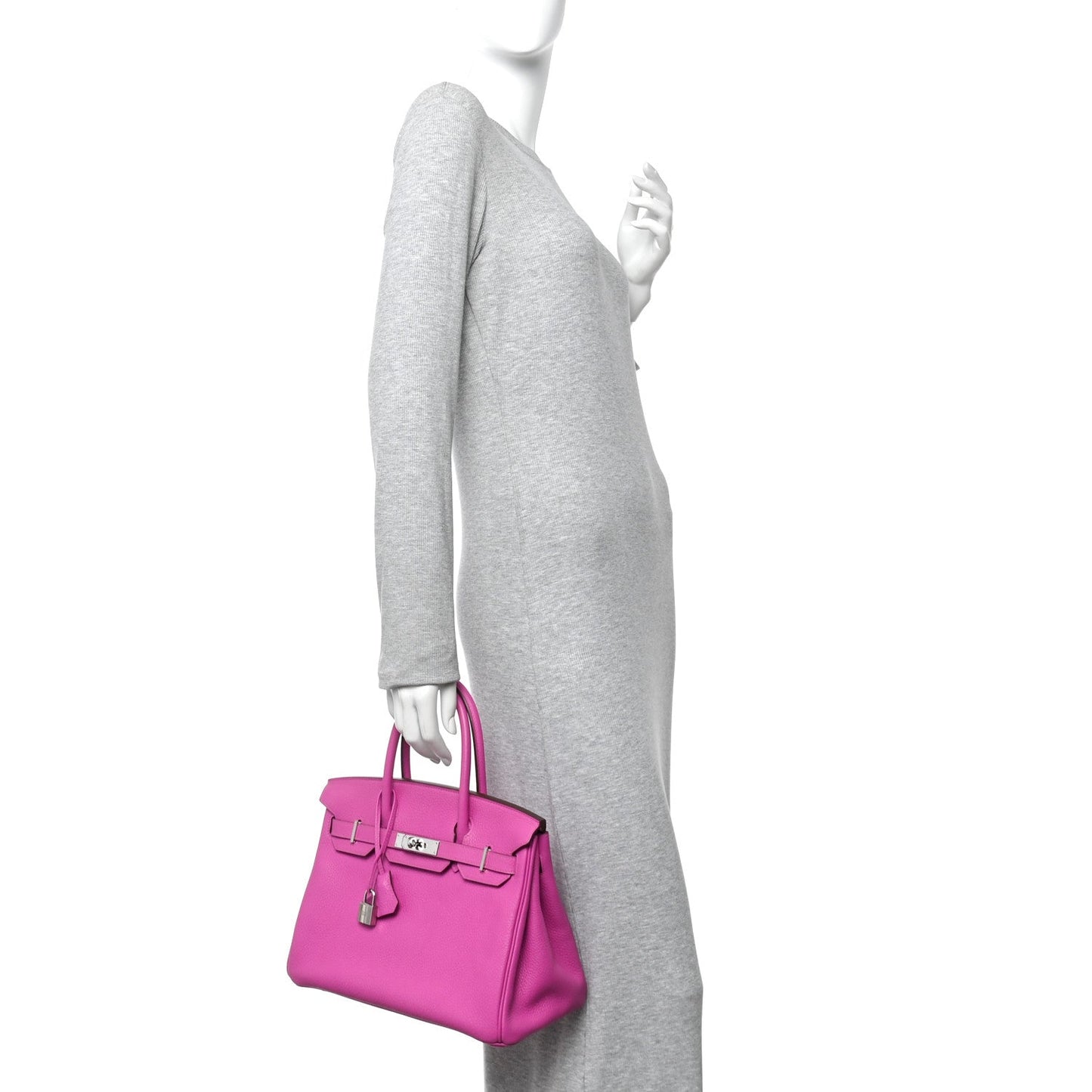 Taurillon Clemence Birkin 30 Magnolia