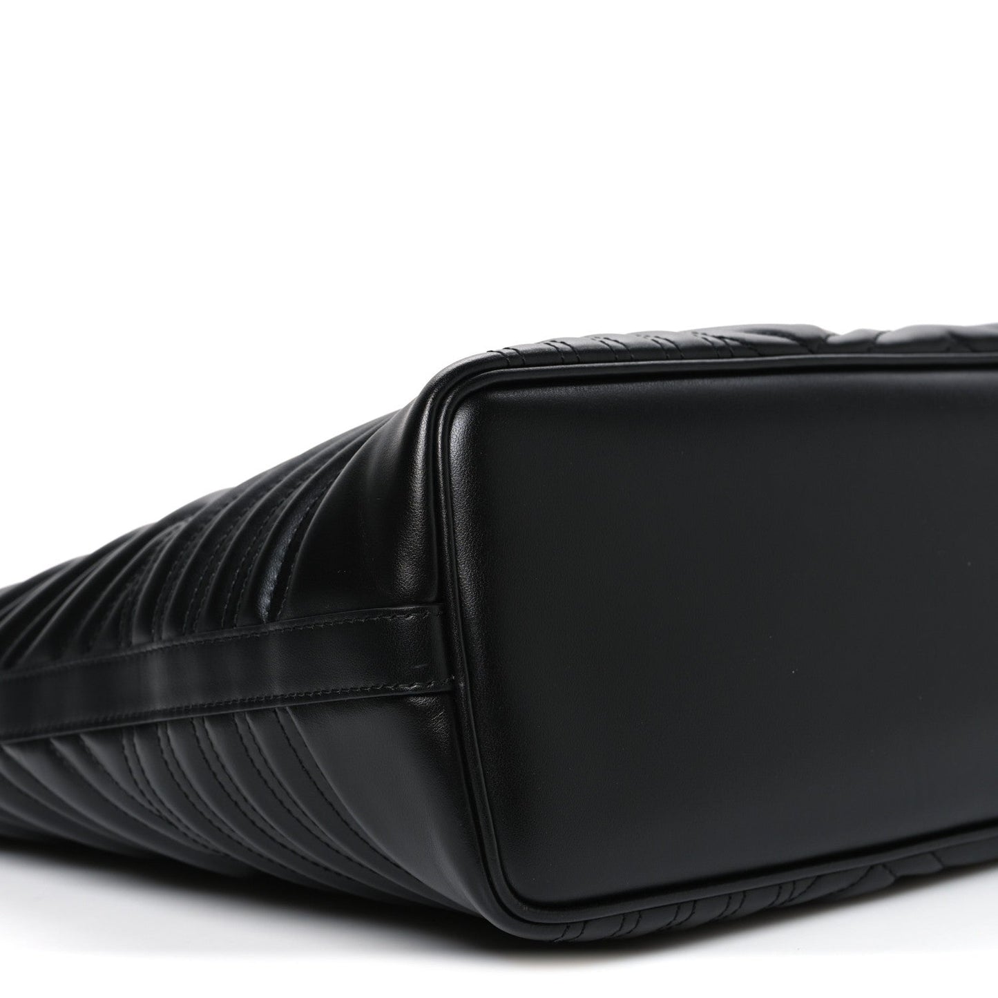 Calfskin Matelasse Monochrome Large GG Marmont Tote Bag Black