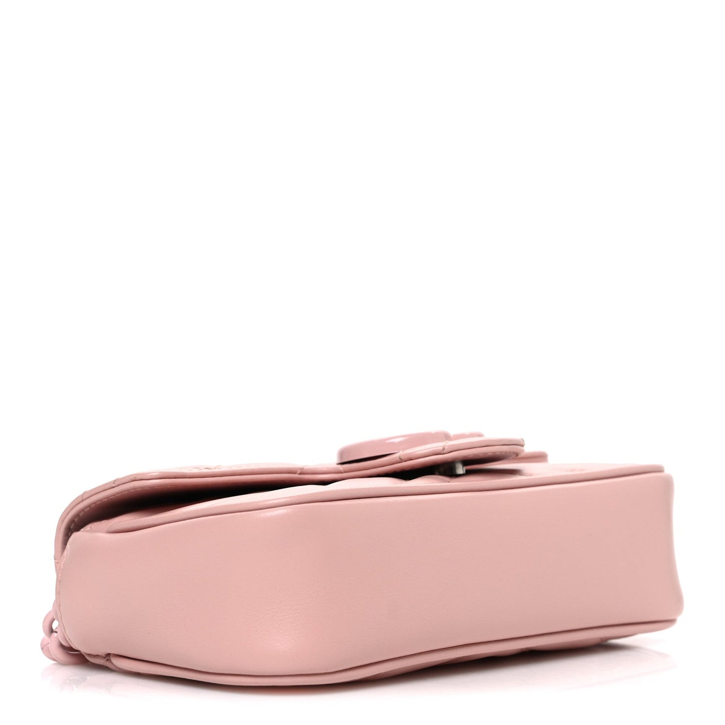 Calfskin Matelasse Monochrome GG Marmont Chain Belt Bag Perfect Pink