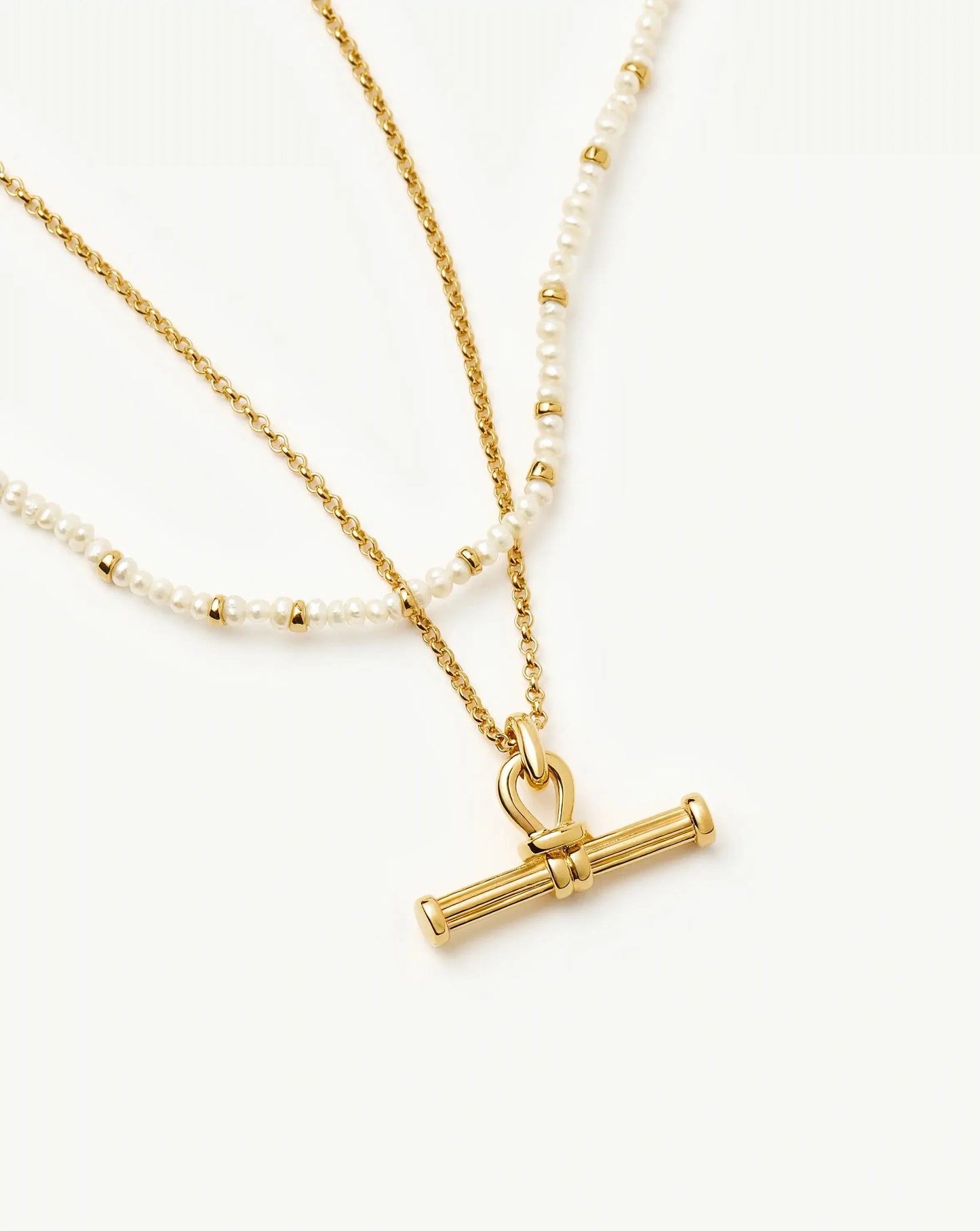 Andy Everyday Pearl Set | 18k Gold Plated, Pearl