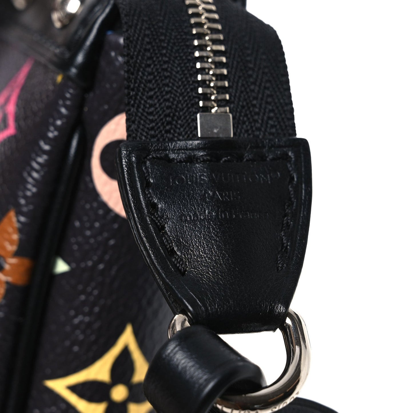 LV X TM Monogram Multicolor Pochette Accessories Black
