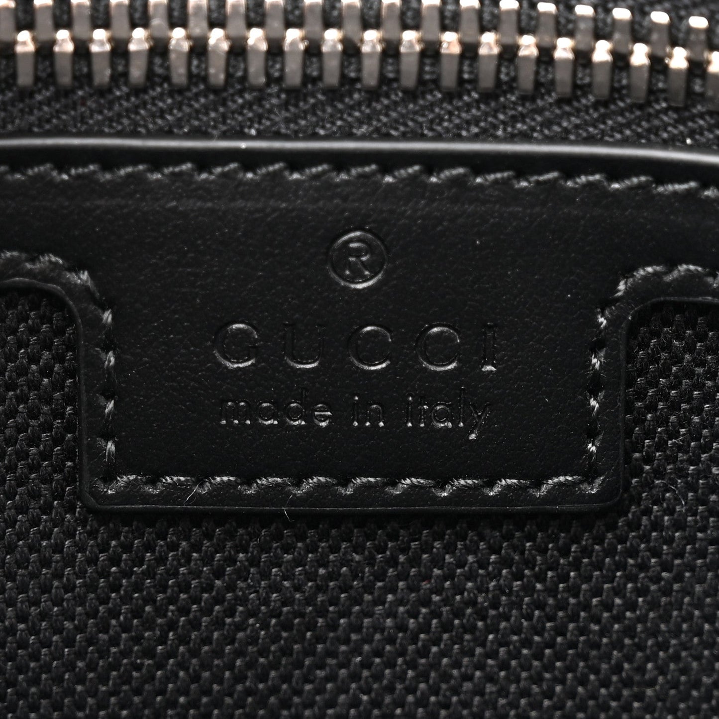 Soft GG Supreme Monogram Web Belt Bag Black Grey