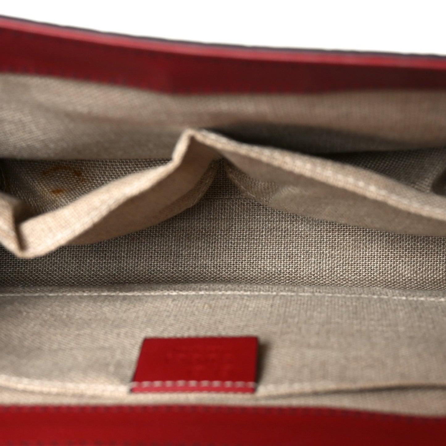 Microguccissima Medium Emily Chain Shoulder Bag Red