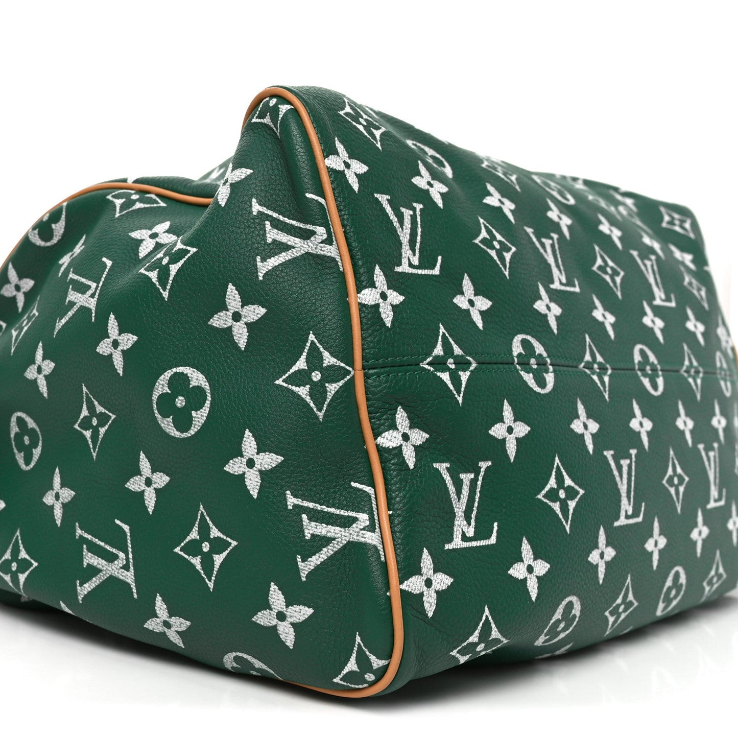 Calfskin Monogram Speedy P9 Bandouliere 40 Green