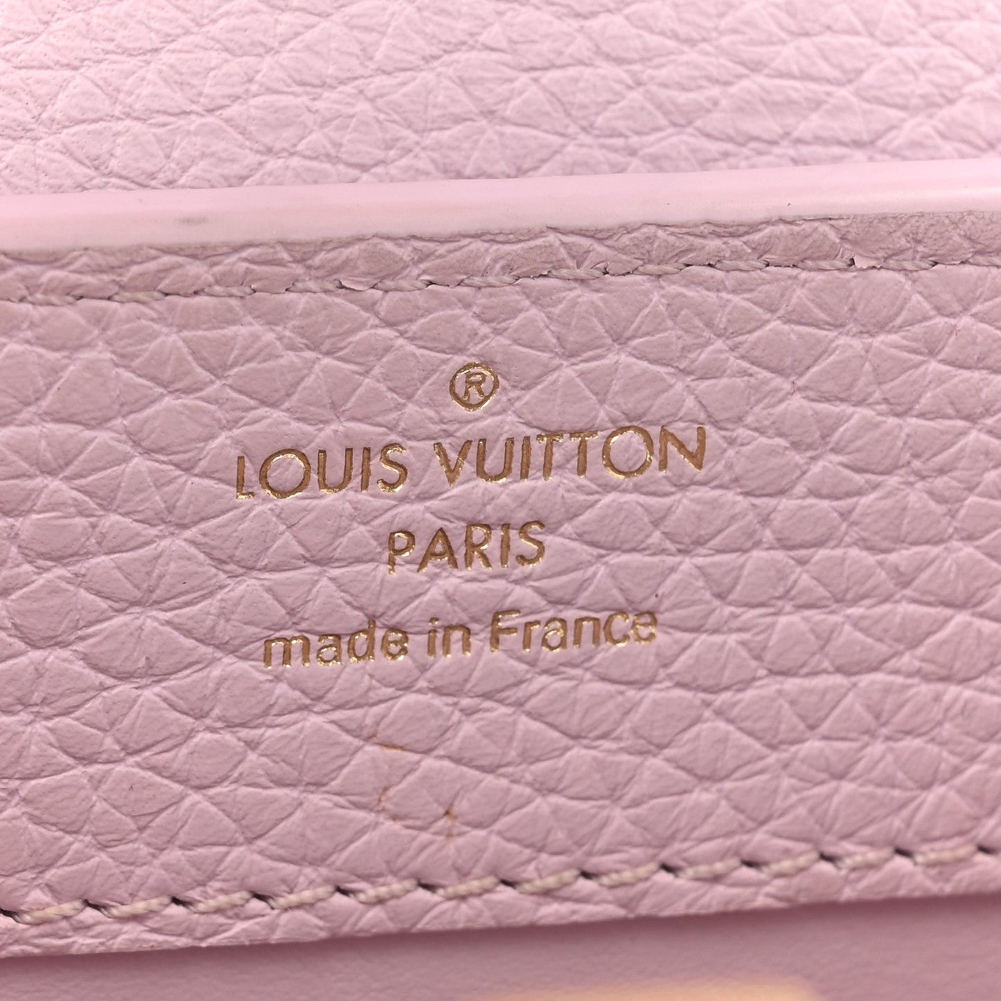Taurillon LV Ski Capucines Mini Pearly Lilac