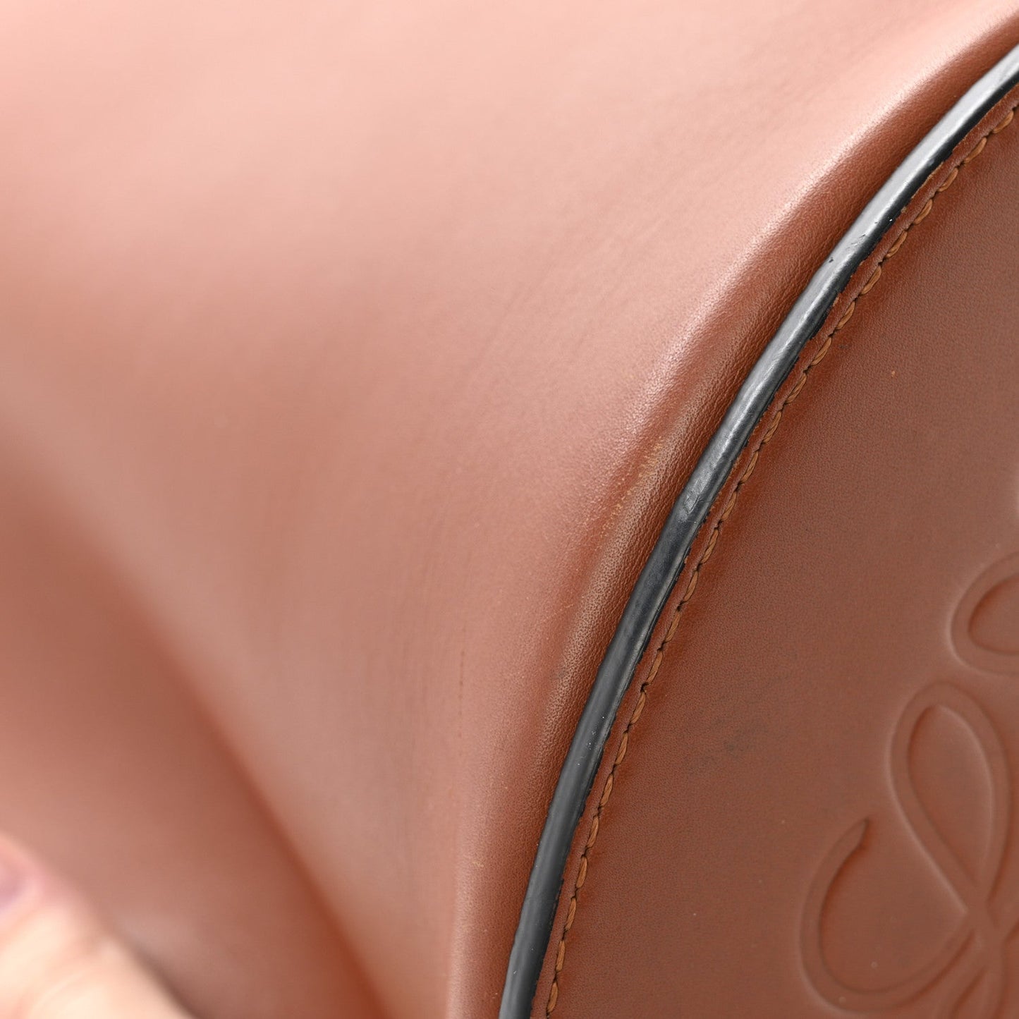 Calfskin Gate Bucket Bag Brown