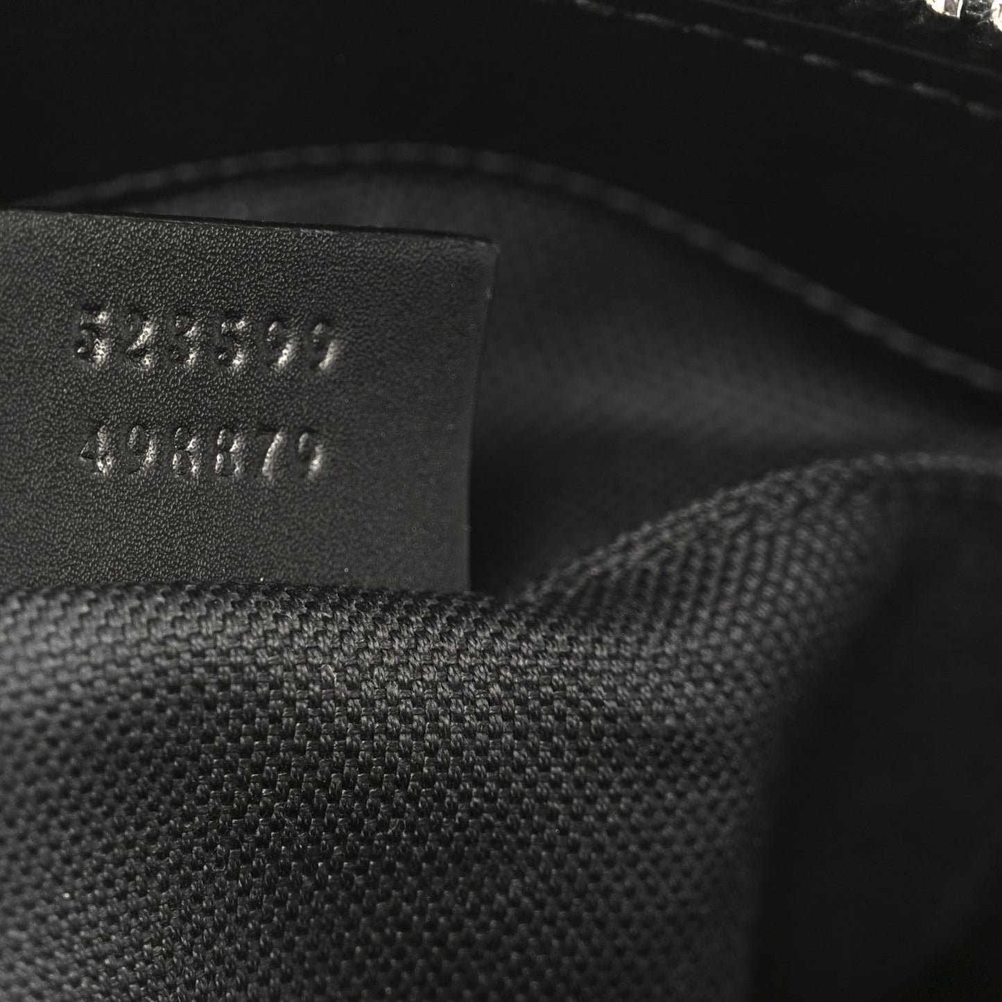 GG Supreme Monogram Web Small Flat Messenger Bag Black Grey
