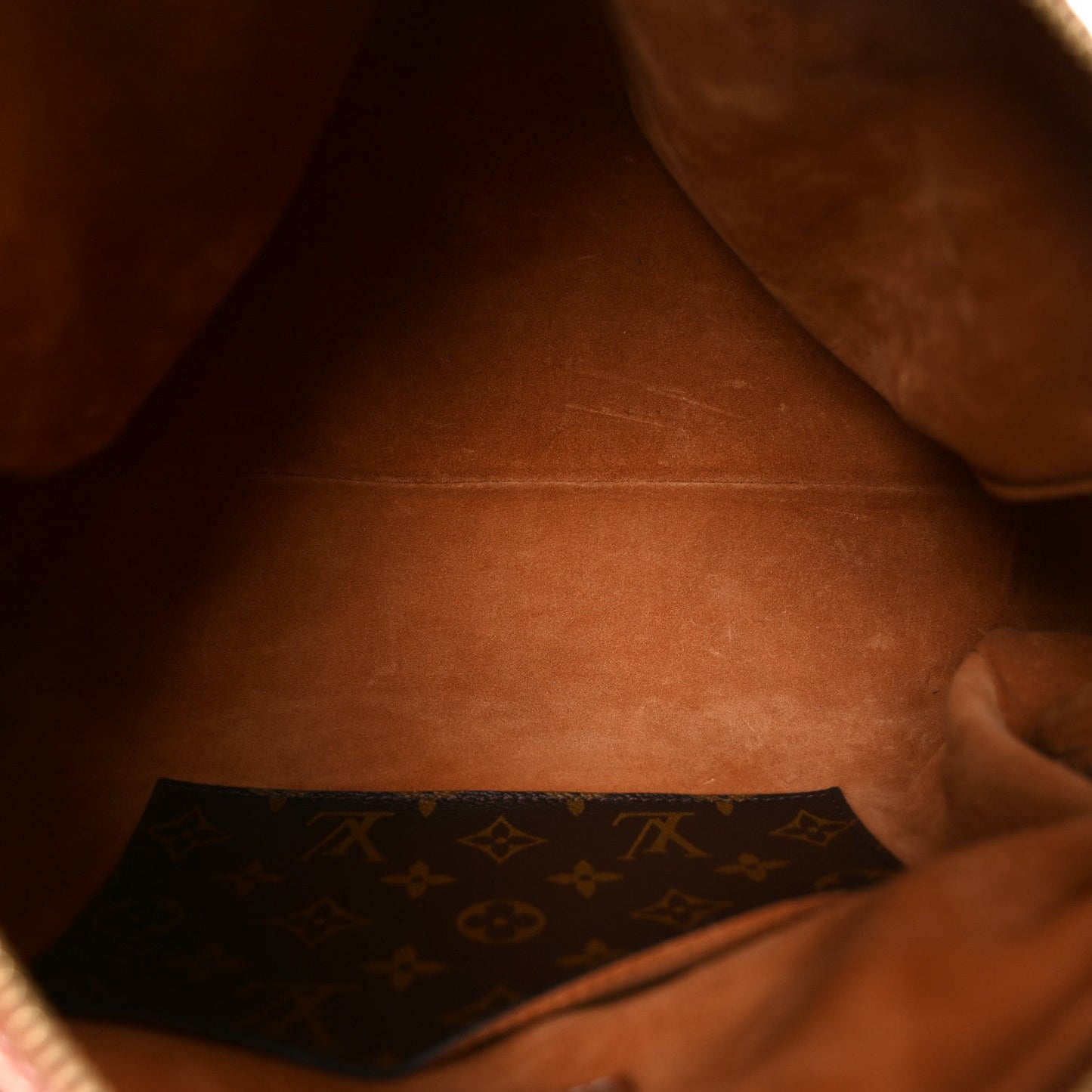 Grained Calfskin Low Key Speedy 30 Cognac