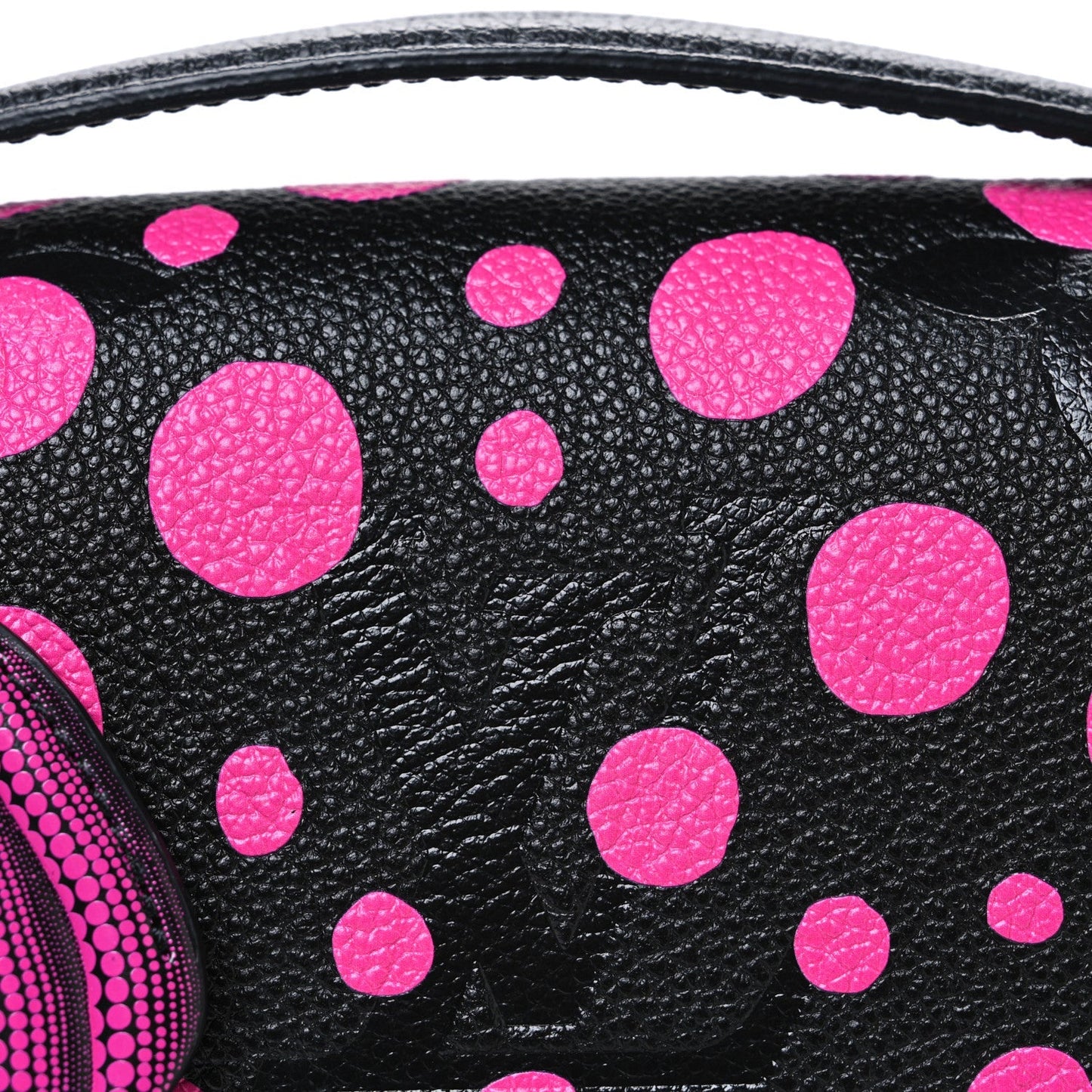 LV x YK Empreinte Monogram Giant Pochette Metis Black Fuchsia