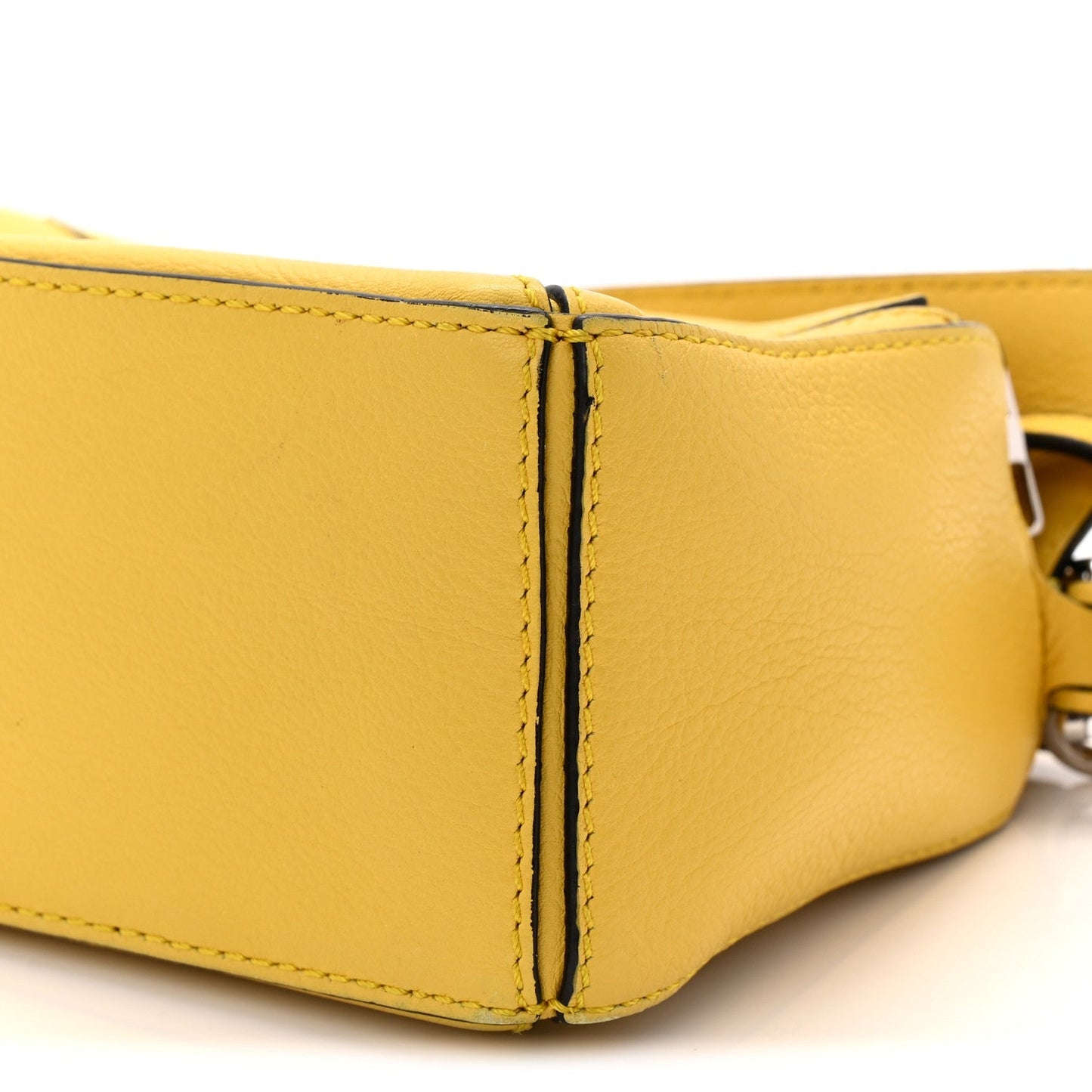 Calfskin Mini Puzzle Bag Yellow