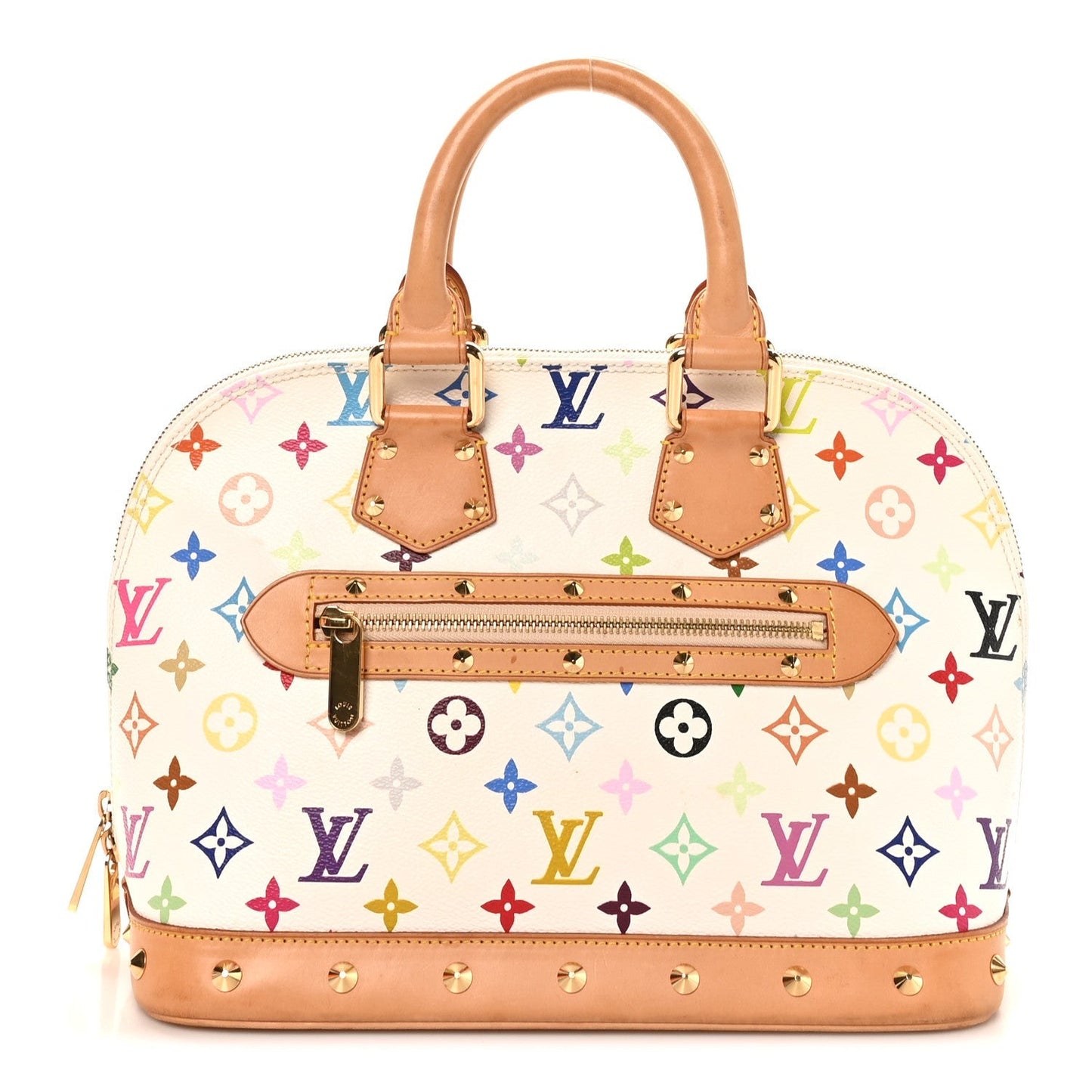 Monogram Multicolor Alma PM White