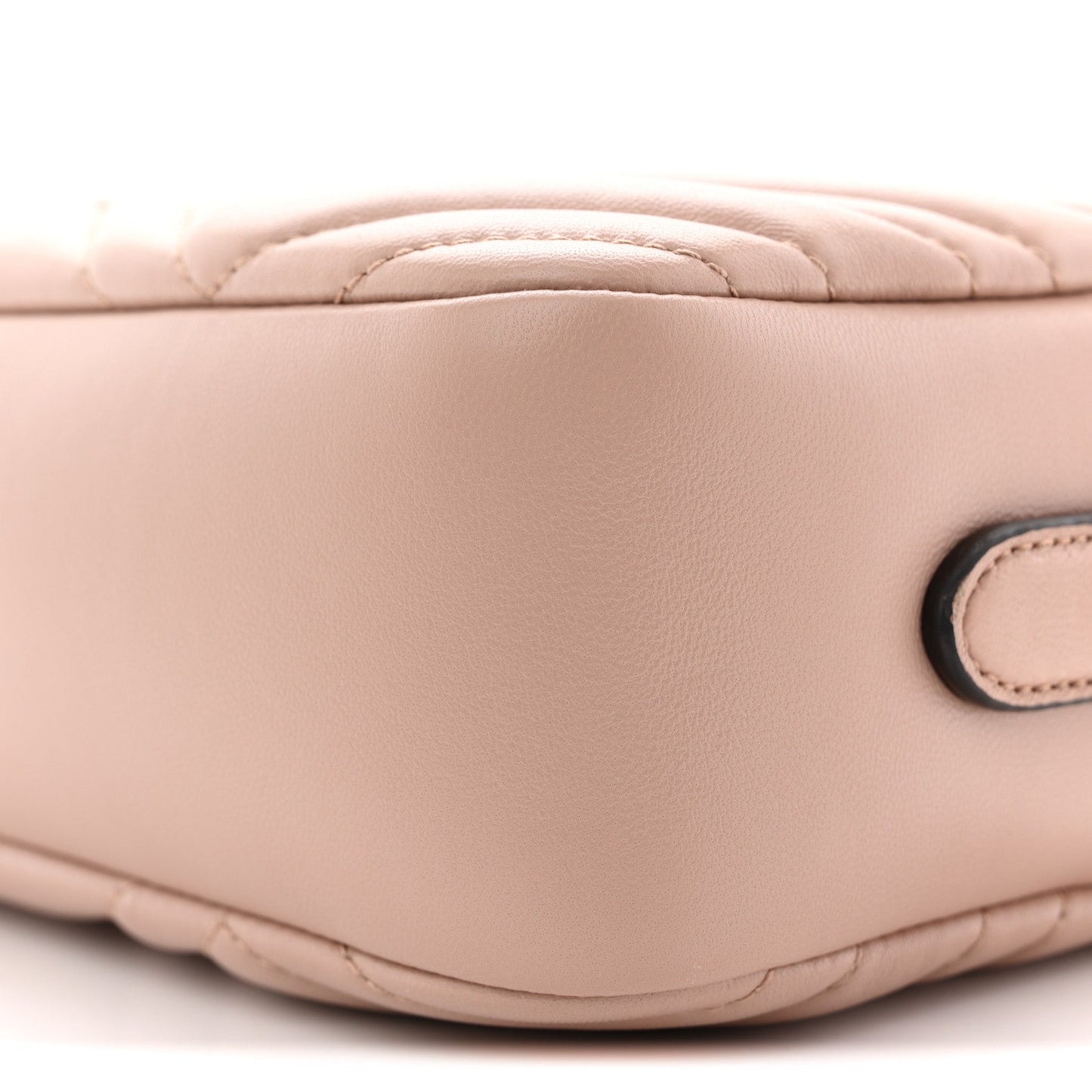 Calfskin Matelasse Small GG Marmont Camera Bag Pink Beige