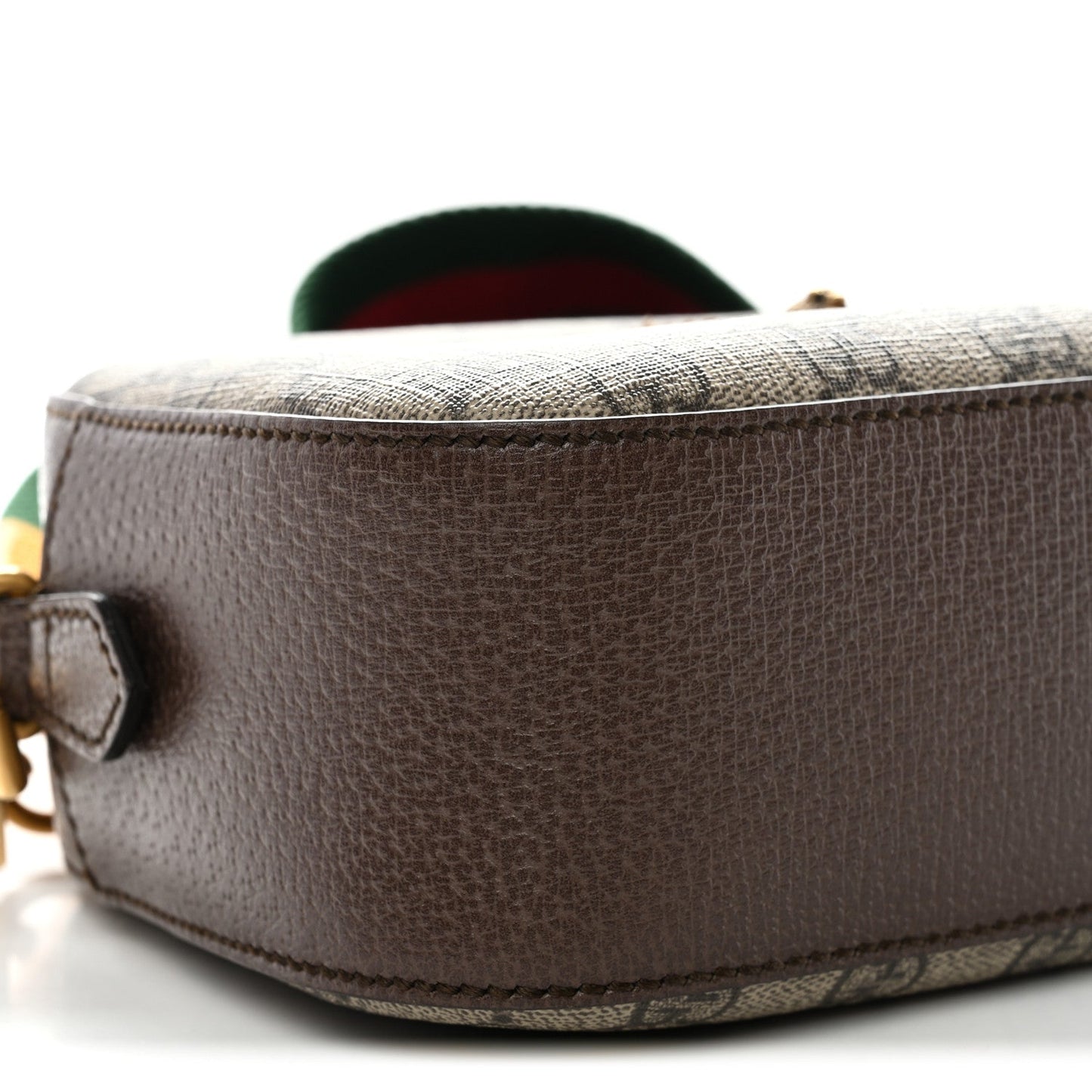 GG Supreme Monogram Web Neo Vintage Shoulder Bag Beige New Acero Crop