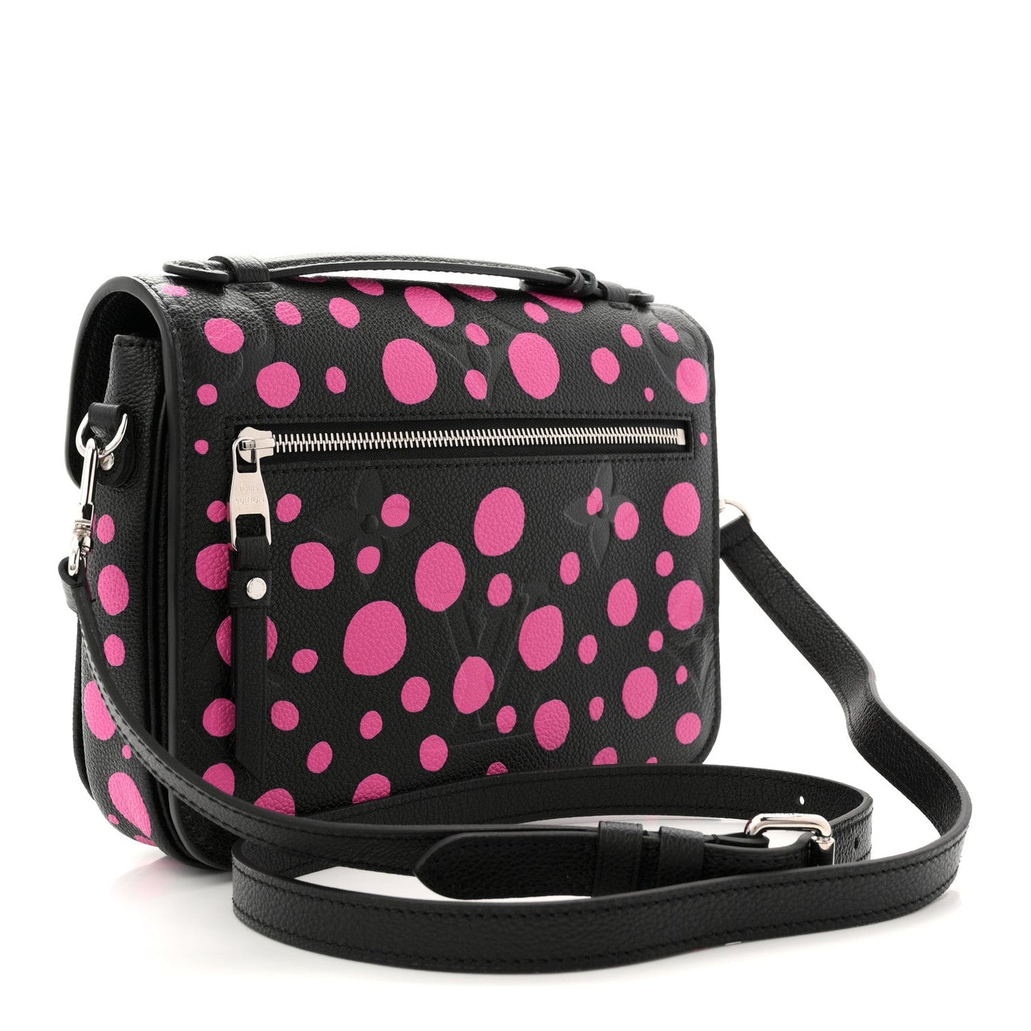 LV x YK Empreinte Monogram Giant Pochette Metis Black Fuchsia