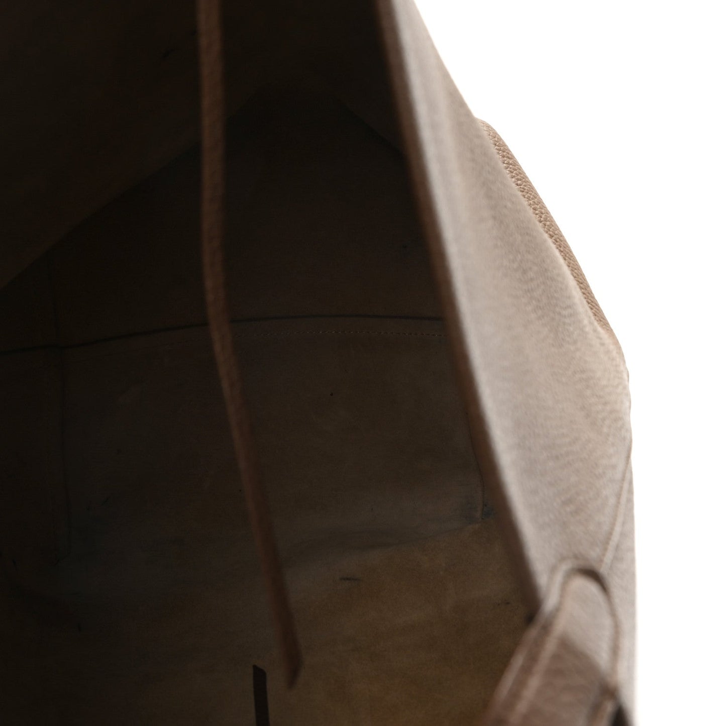 Grained Calfskin Large N/S Park Tote Dark Olive
