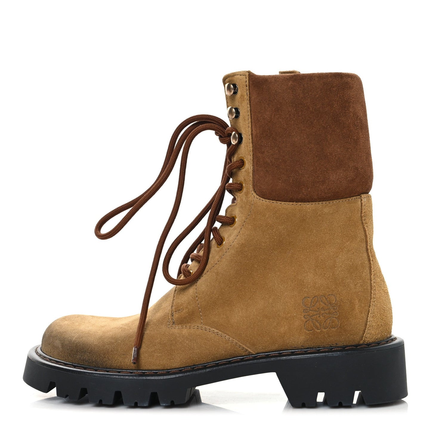 Suede Mens Sierra Combat Boots 40 Tobacco Brown