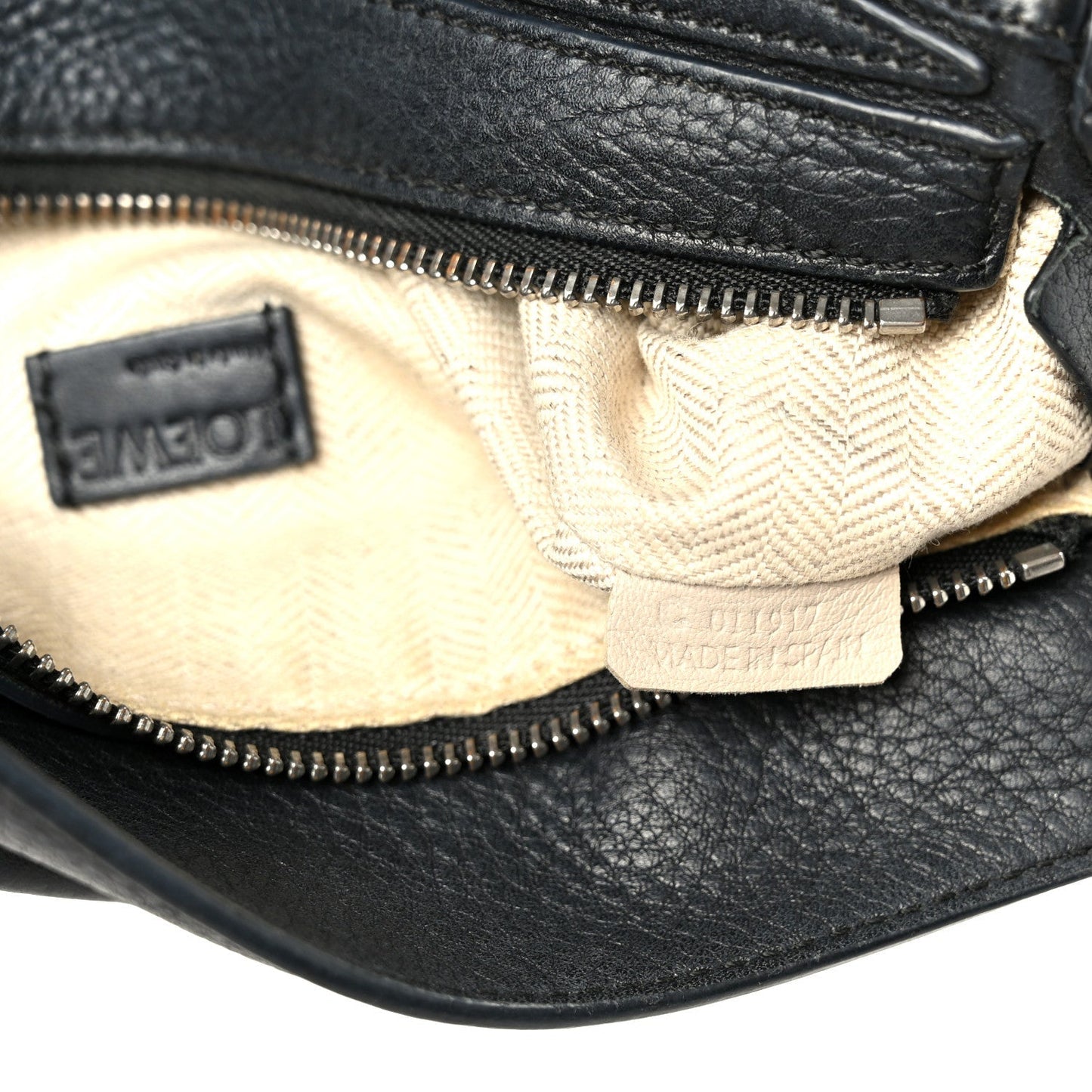 Calfskin Mini Puzzle Bag Black