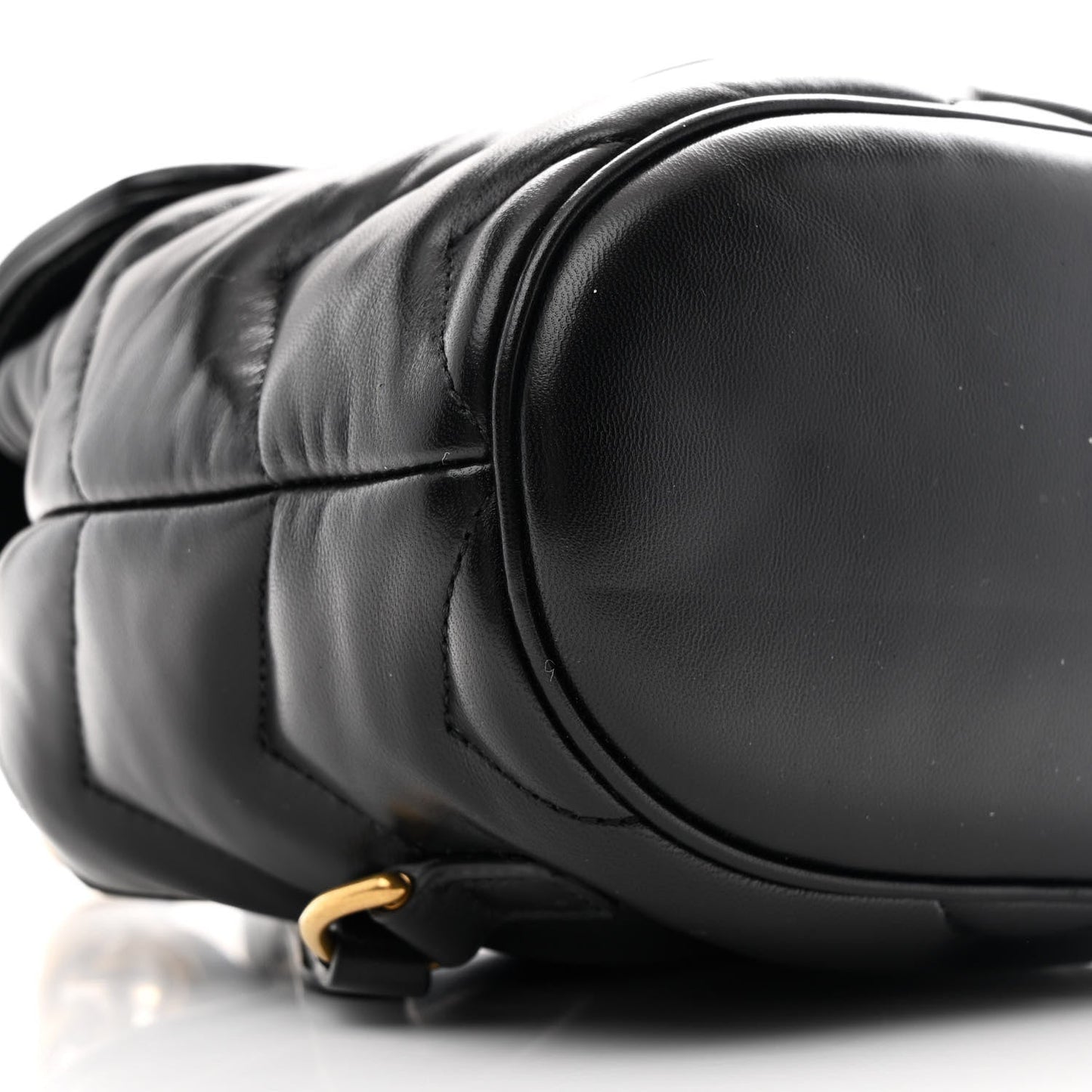 Nappa Chevron Matelasse GG Marmont Backpack Black