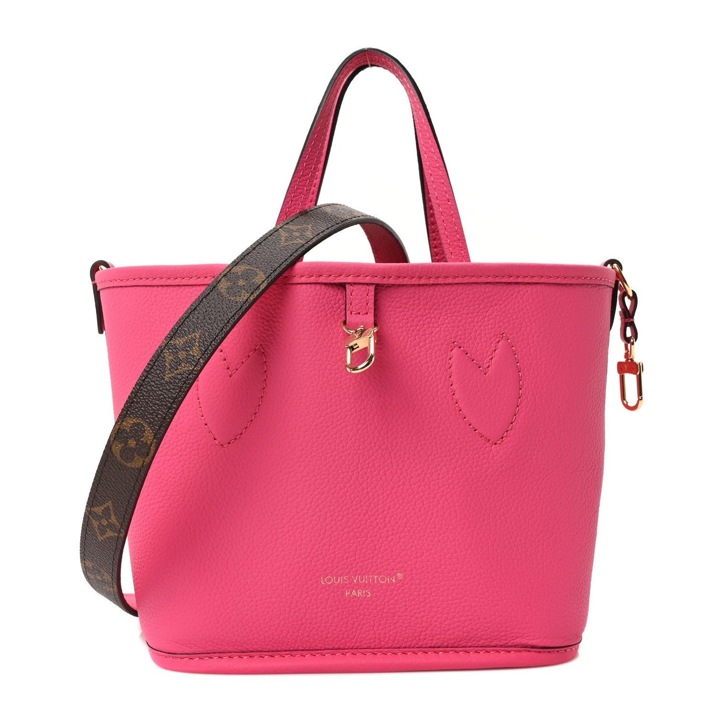 Monogram Neverfull Inside Out Bandouliere BB Rose Pondichery