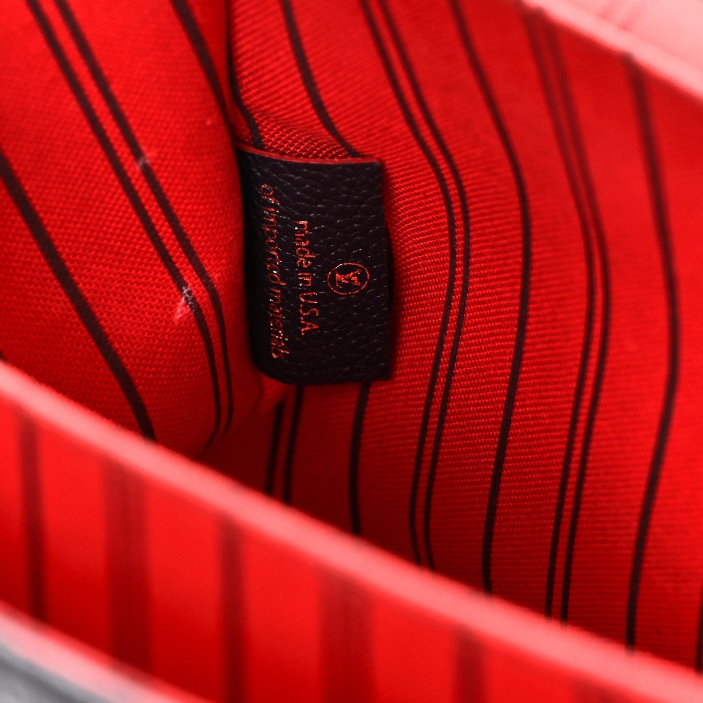 Empreinte Pochette Metis Marine Rouge